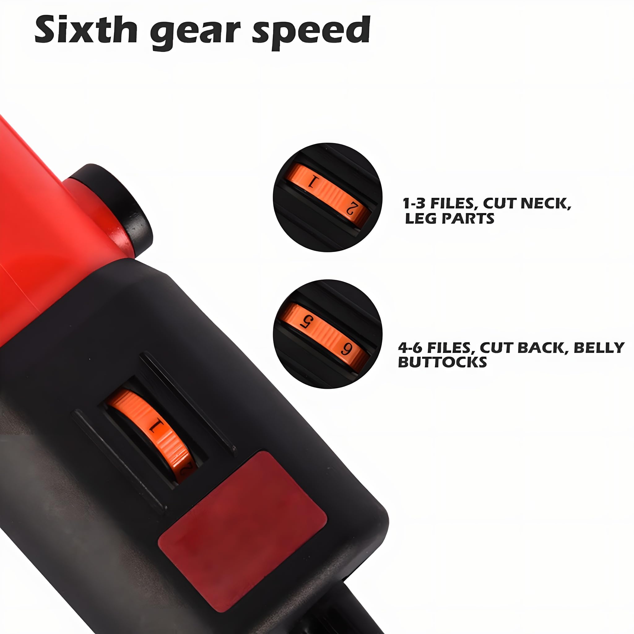 690W Shears di Pecore Professionali Set con Clipper per Animali a 6 Velocità Regolabili, Pesanti, Cesoie Elettriche per Cavalli Capre da Pecora, Alpaca e Toelettatura del Bestiame black