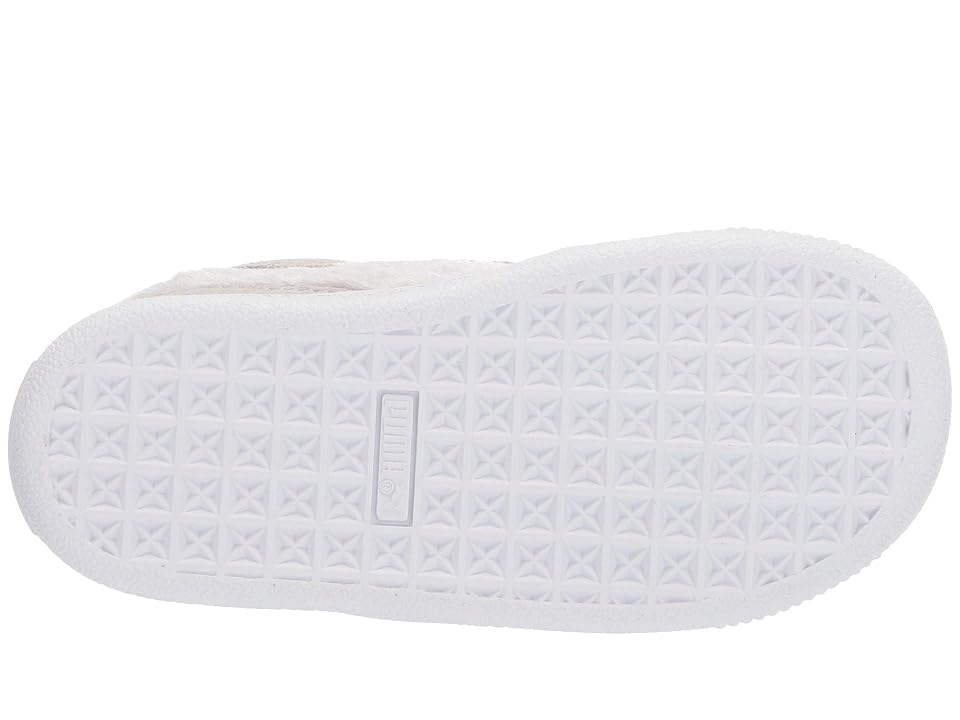 

Puma Kids Suede Bunny Slip-On (Toddler) (Glacier Gray/Coral Cloud) Girls Shoes, Beige