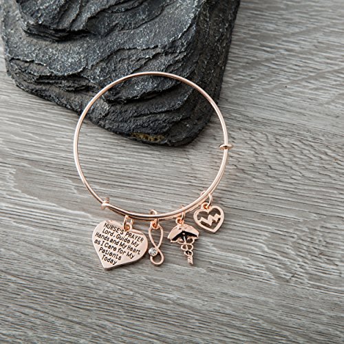 Image of Infinity Collection - LPN Charm Bracelet - LPN Bangle Nursing Appreciation Gift for RN LPN Graduation Licensed Nurse