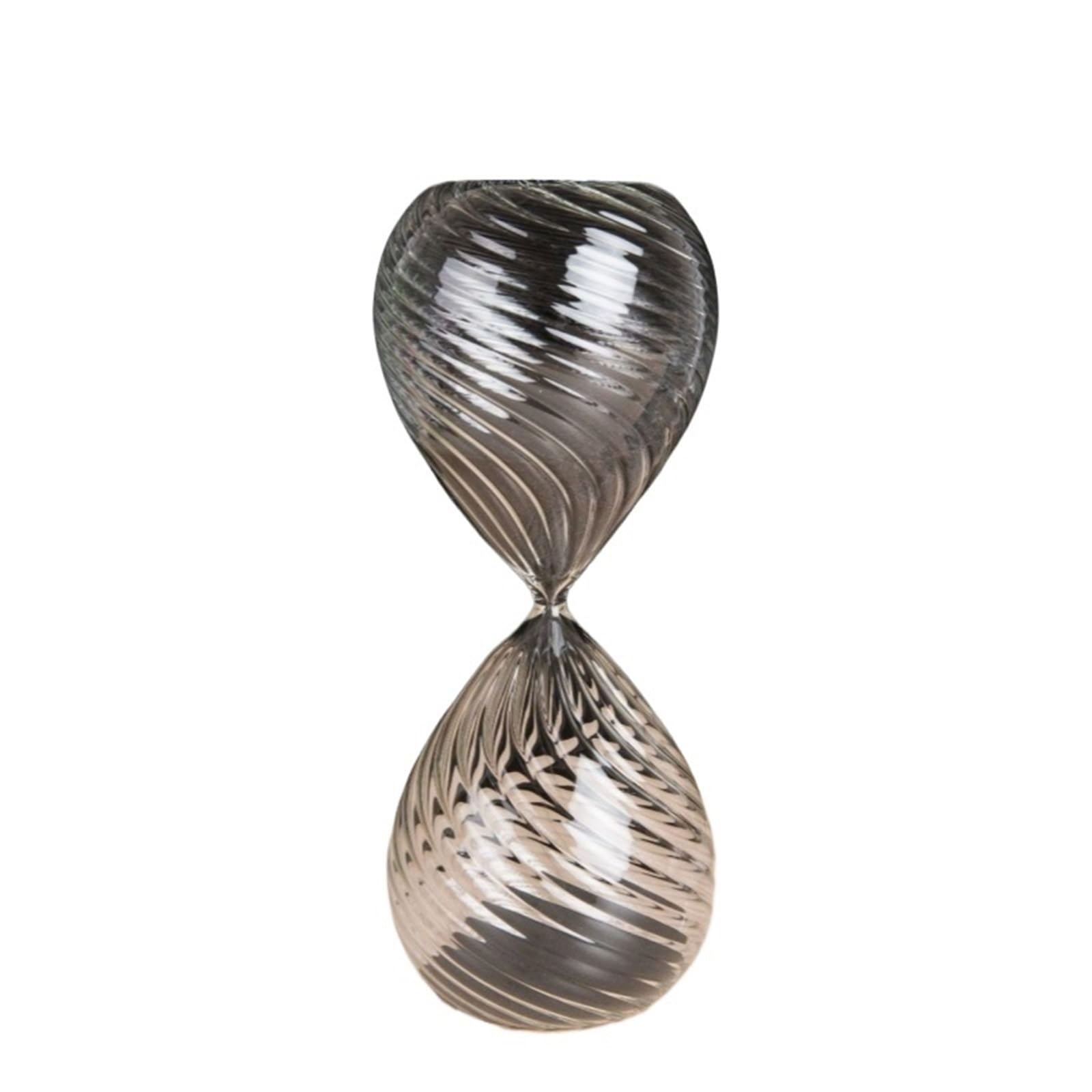 Hourglass Sand, Hourglass Sand Timer 2pcs Multicolor Glass 15-30min(Black,30min)