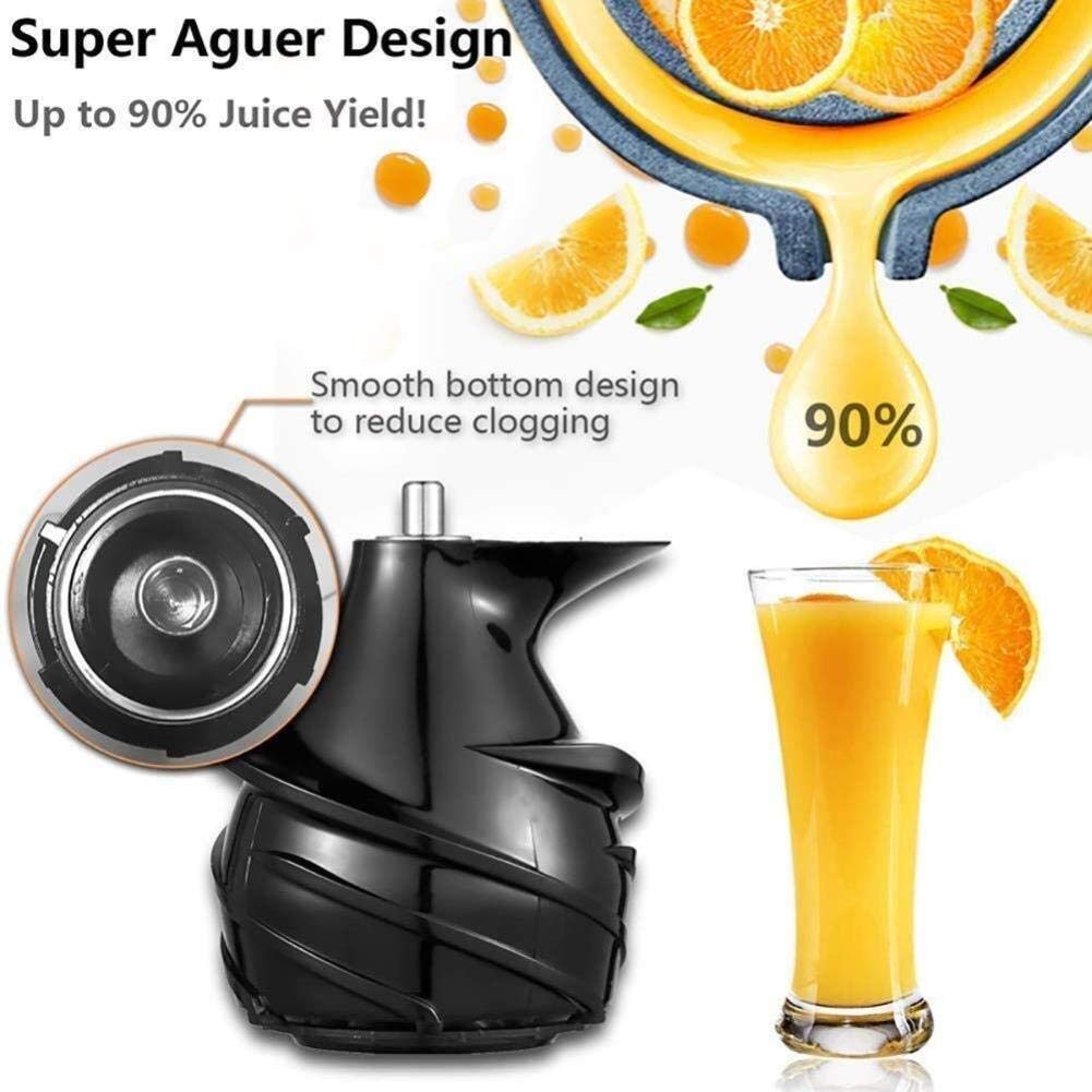 MIIKHI Juicer machines,Portable Juicer Fruit Juicer Electric, 200w Stainless Steel Masticating Slow Cold Machine Press And Compact Vegetable Extractor Juicer Juice Fruit fengong