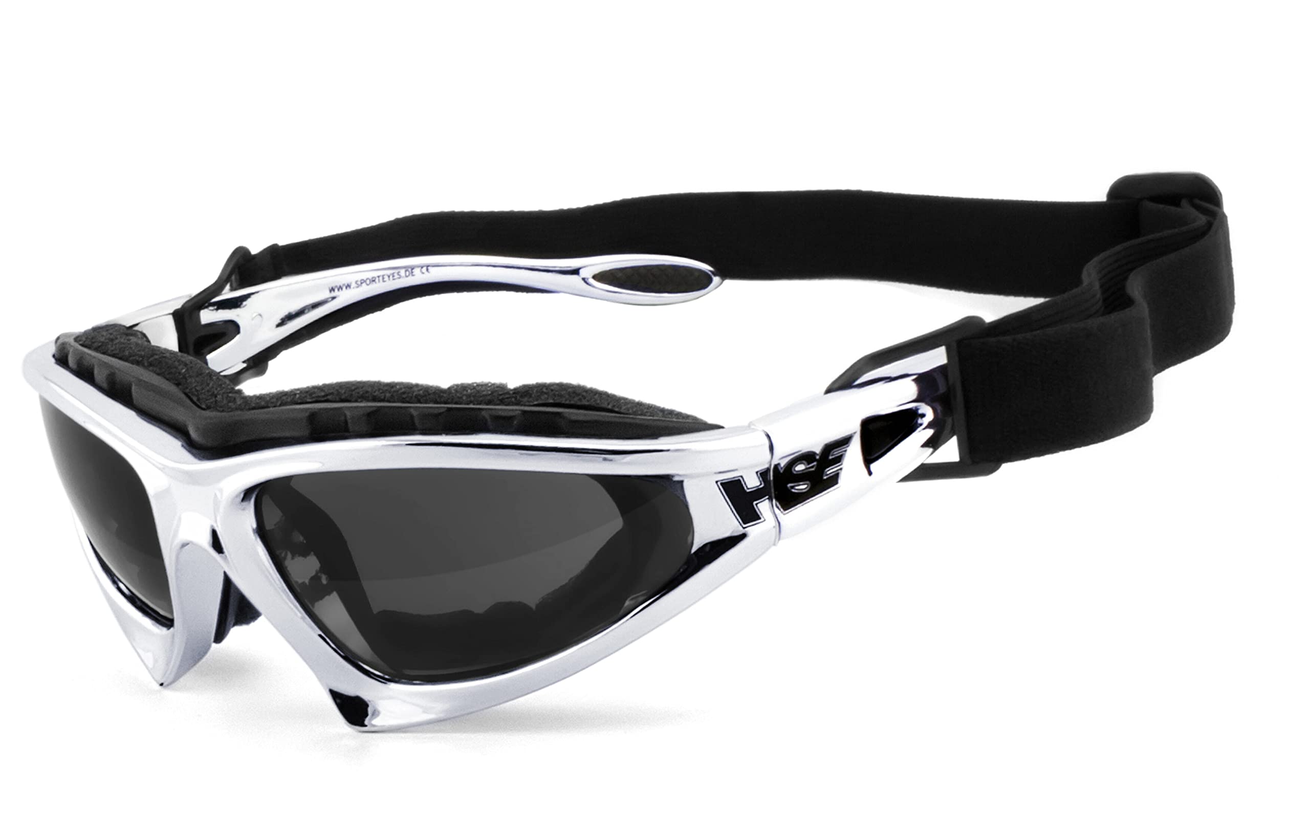 HSE SportEyes® | beschlagfrei, Winddicht, HLT® Kunststoff-Sicherheitsglas nach DIN EN 166 | Sportbrille, Radbrille, Sonnenbrille | Brille: 231