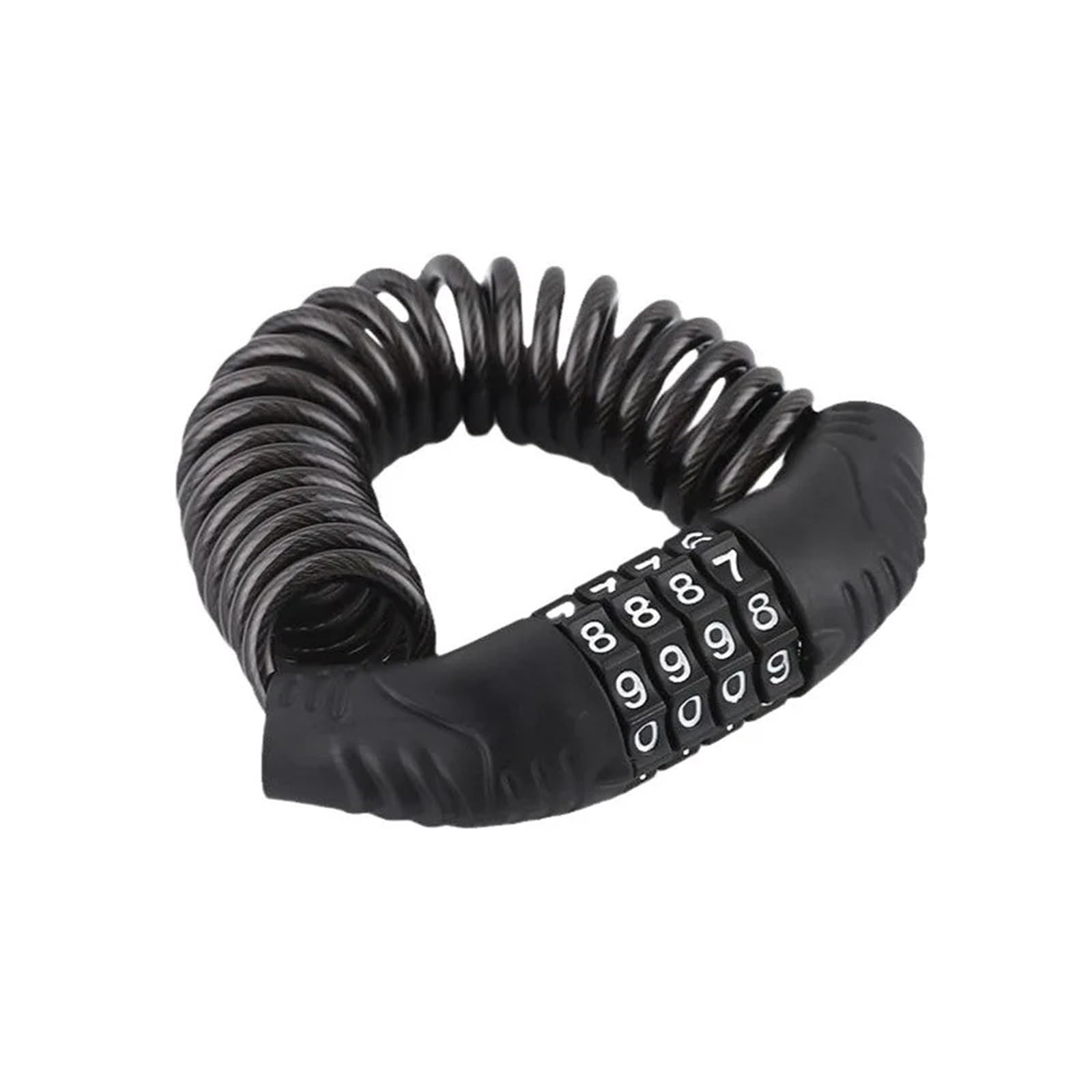 Chain Lock Bicycle Lock Wire Rope Chain 4 Digit Password Mountain Bike Motorcycle Anti-Theft Bag Locks Helmet Motorcycle Handlebar Lock