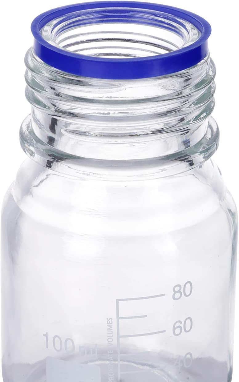 Basstein 実験室用メディアストレージラウンドボトル グラデュエーテッドガラス容器 GL45 スクリューキャップ 漏れ防止 多目的 科学用 | 1パック (オレンジ 2000ml) Amazon.co.jp: Basstein 実験室用メディアストレージラウンドボトル