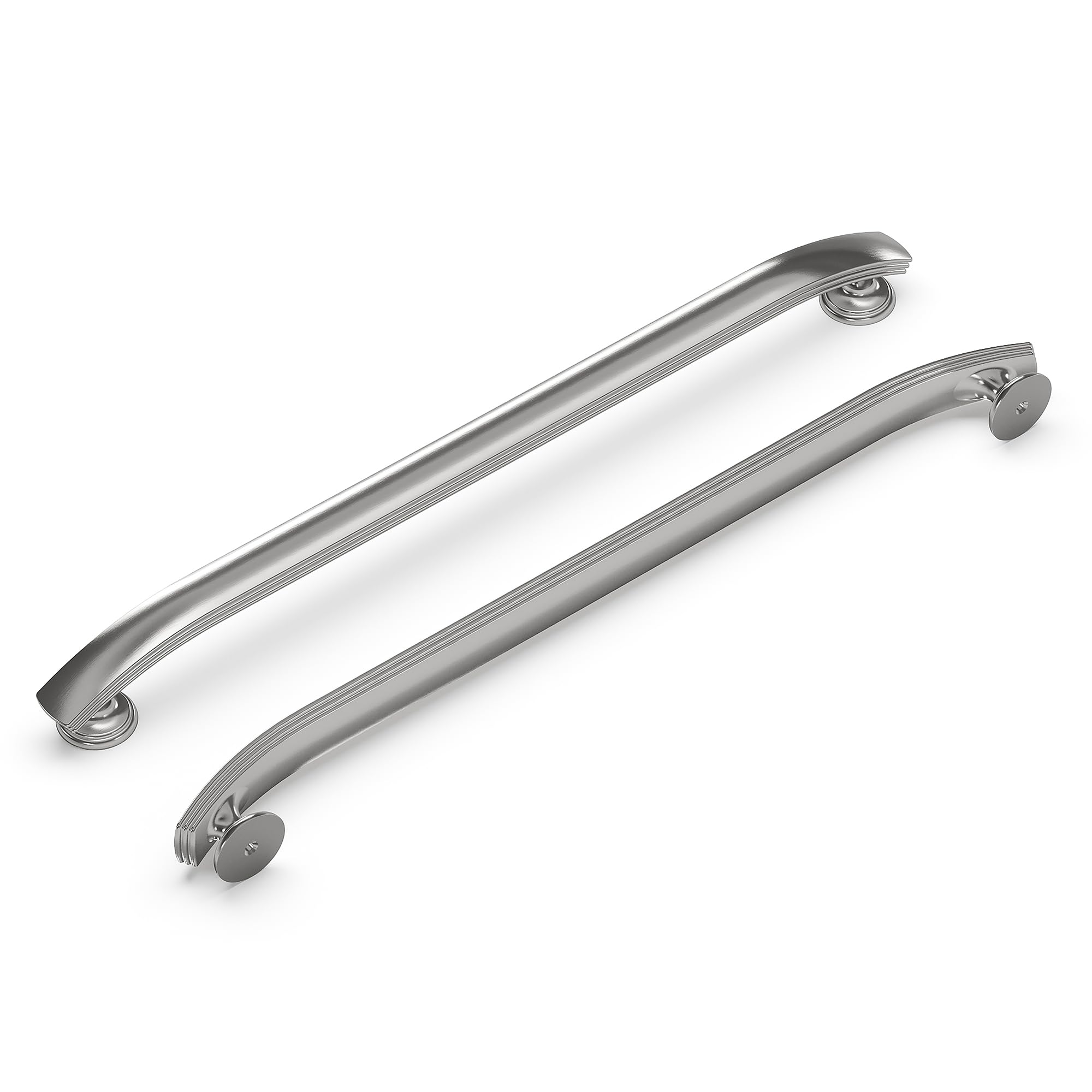 Poignée de tirage American Diner Hickory Hardware P2148-SN en nickel satiné robuste 45,7cm