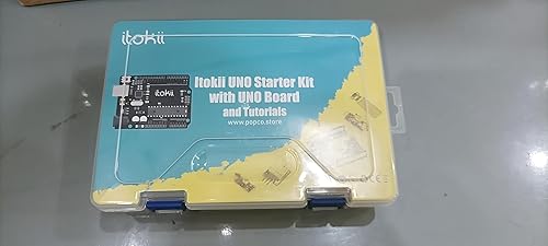 Miniatura 10 de Itokii UNO R3 El mejor kit de inicio con más componentes y placa UNO R3 incluida, tutoriales compatibles con Arduino IDE.