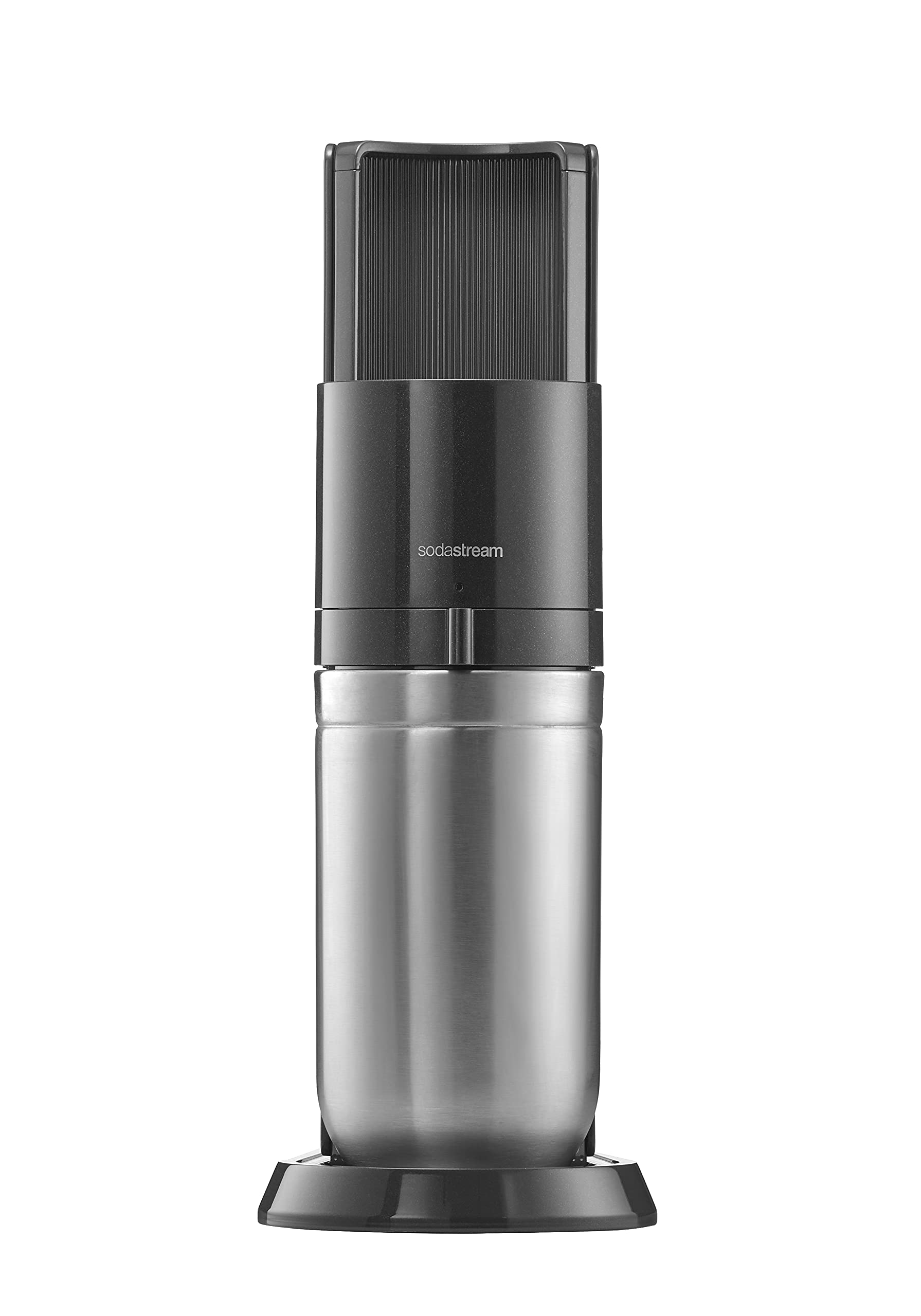 SodaStream DUO Machine à Eau Pétillante pour Carafe en Verre | Pack 2 Carafes en Verre 1L + 1 Bouteille 1L Compatibles Lave-Vaisselle + 1 Recharge de Gaz 60L à Clipser | Noire [Amazon Exclusive]