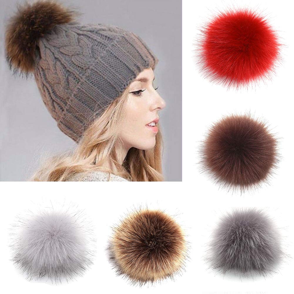 Pompon In Pelliccia Sintetica Per Cappelli, 24 Palline Soffici E - Foto 14