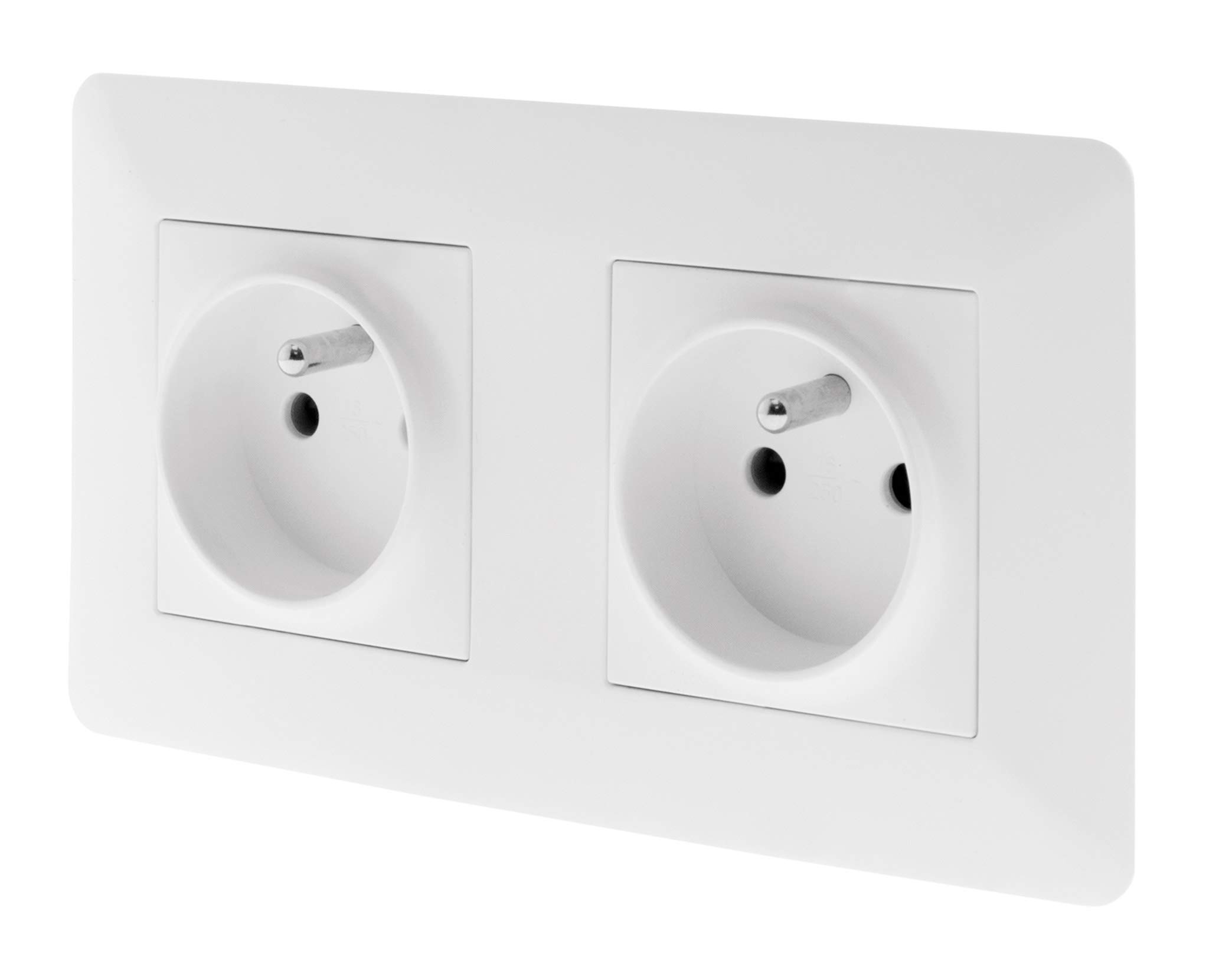 Zenitech - Toma Doble 16A Blanca - Artezo