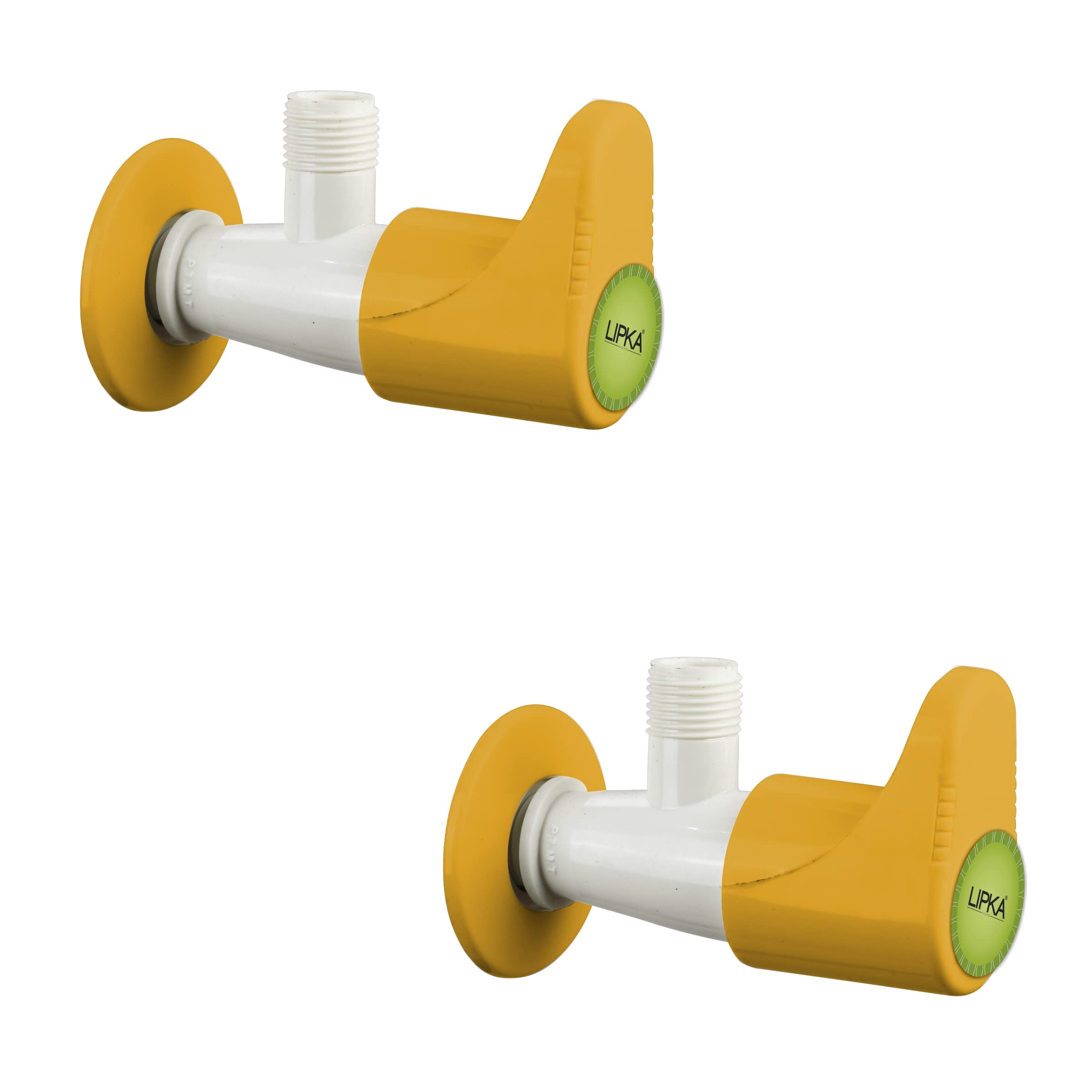 LIPKA Pack of 2 Sunflow Angle Tap Faucet |PTMT Water Tap | Ivory/Yellow Color| (B0C65D6JQQ) Amazon Price History, Amazon Price Tracker