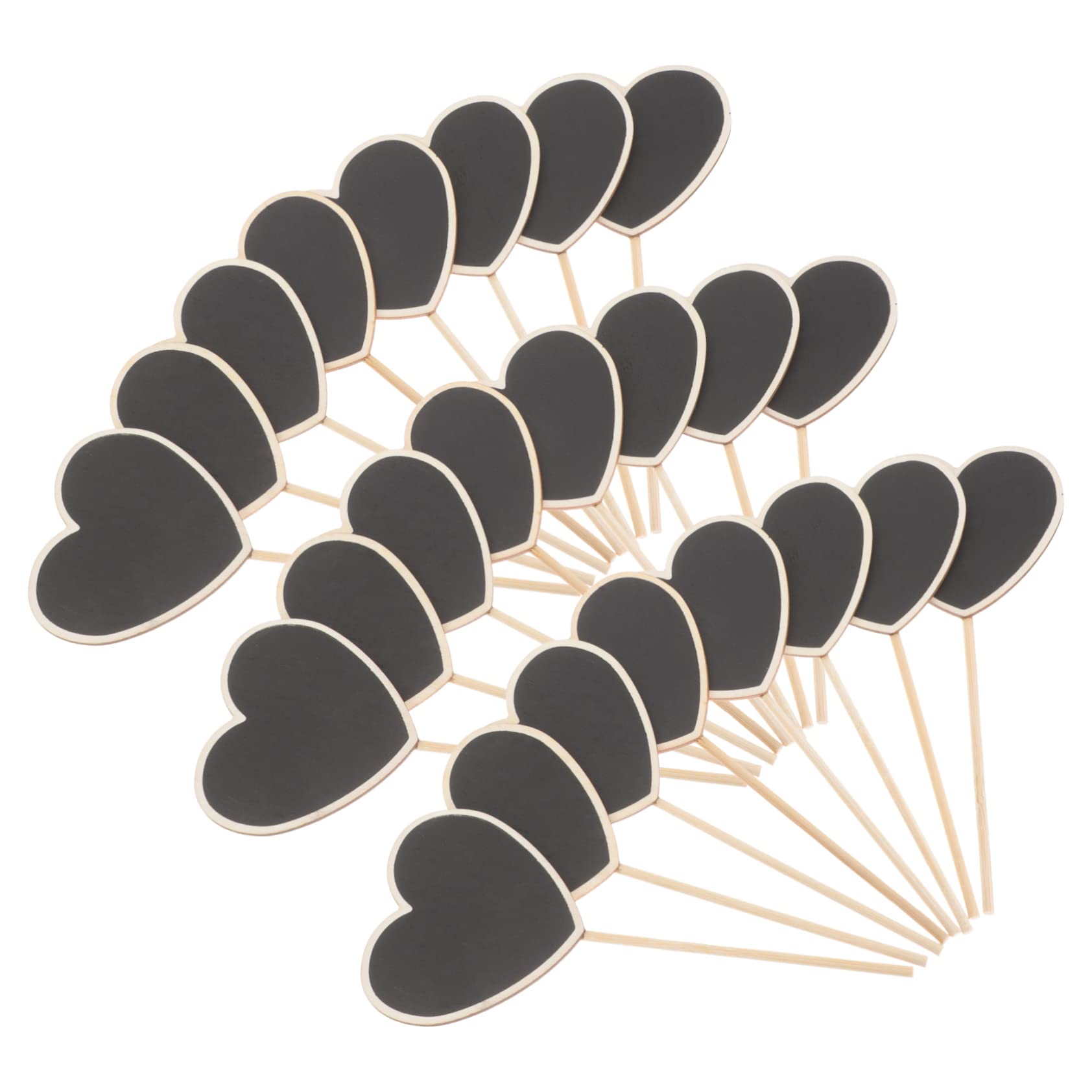 YARNOW 90pièces Étiquettes De Plantes Forme De Cœur De Marqueurs De Jardin Pour Classifier Vos Fleurs Et Plantes Accessoires De Décoration De Jardin Mariage