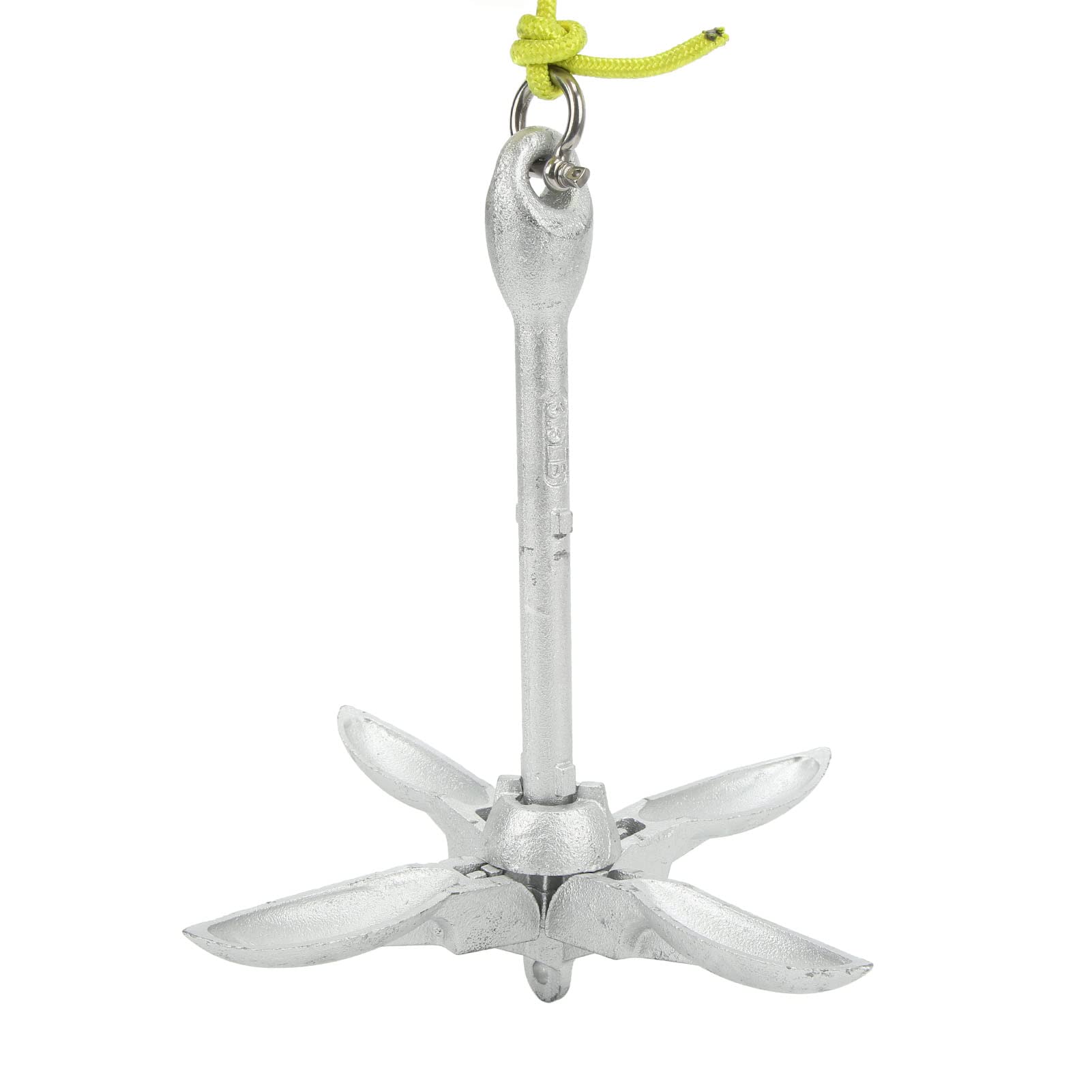 Kit di Ancoraggio per Nave Marina con 4 Anchor Claw, Ancora Pieghevole per Barca con Borsa di stoccaggio, Ancora Portatile a Prova di Acciaio al Carbonio per Kayak Canoe Paddle