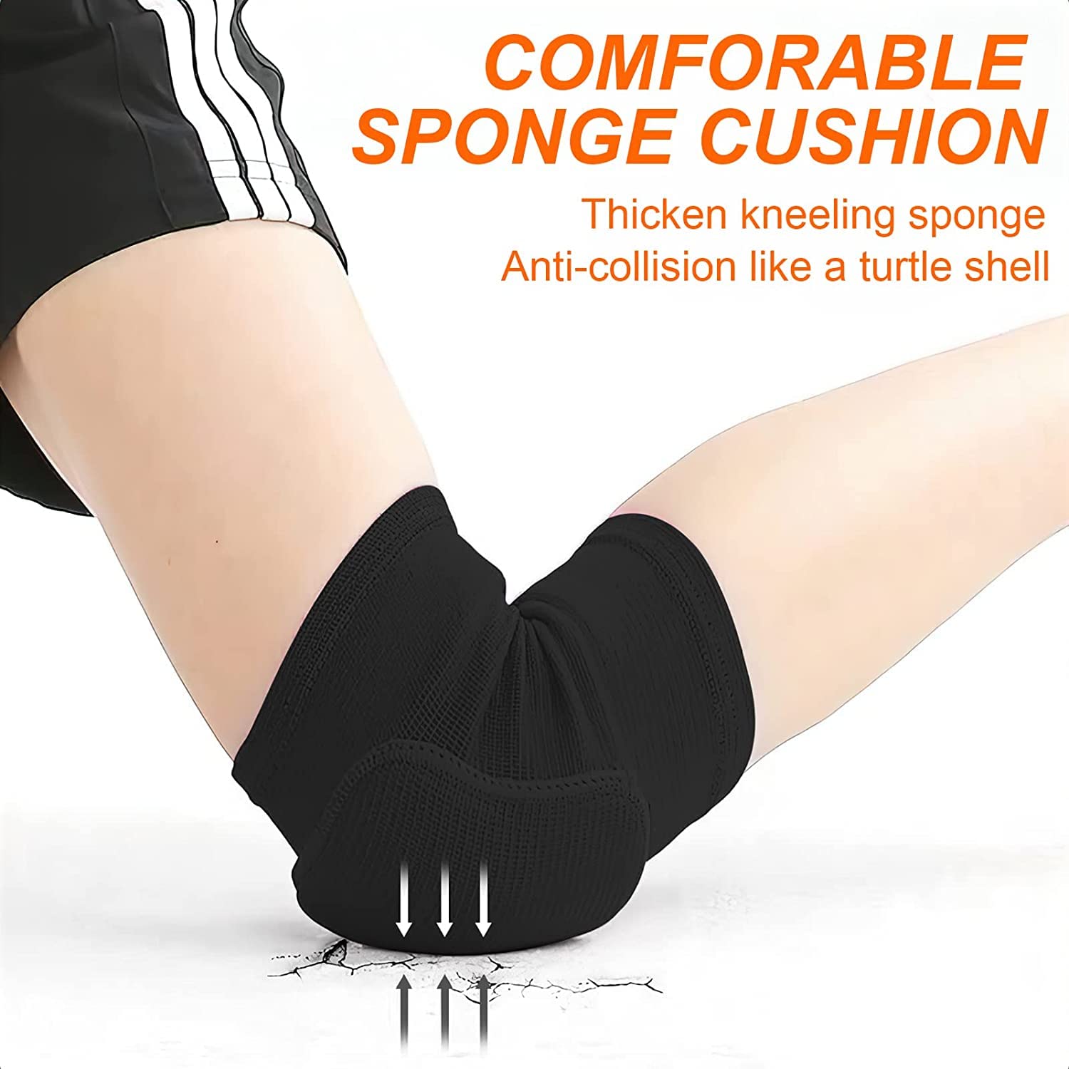 Ginocchiere Elasticizzate AYNKH - Doppia Protezione Per Sport E Attività Fisica - Foto 11