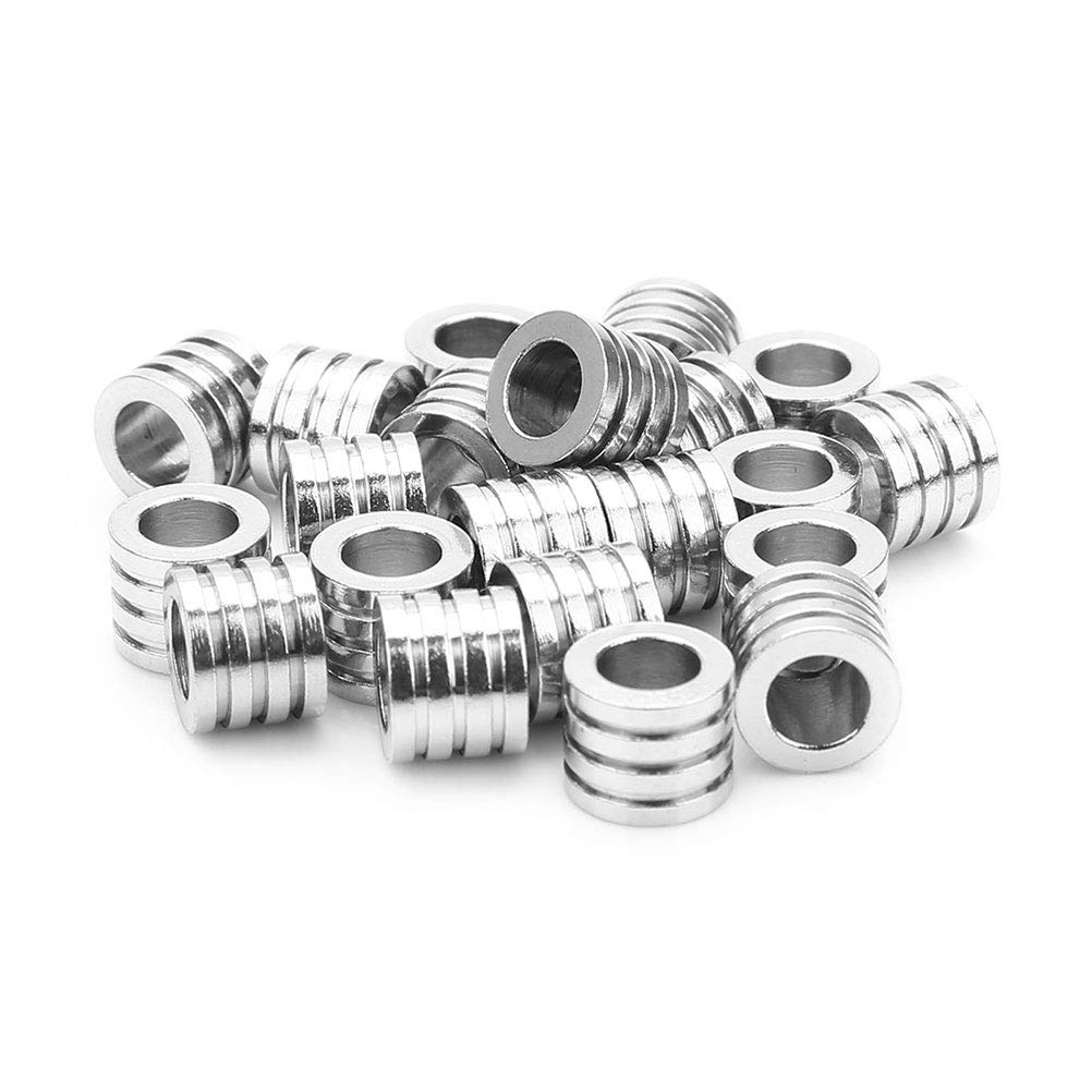 Perles tubulaires en acier inoxydable durable pour bijoux fins