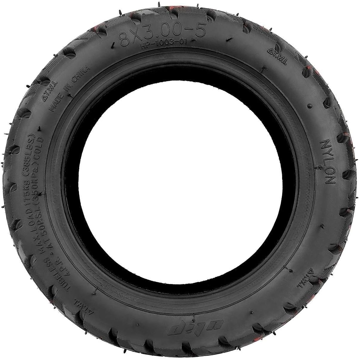 8X3.00-5 Off-Road Tire Tubeless Vacuum Tyre For Kaabo Mantis 8 Electric Scooter Front and Rear Wheel Tire Parts