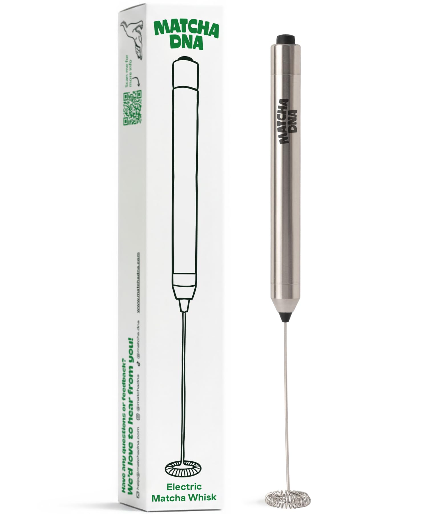 Amazon.com: Matcha DNA Handheld Milk Frother Wand, Electric