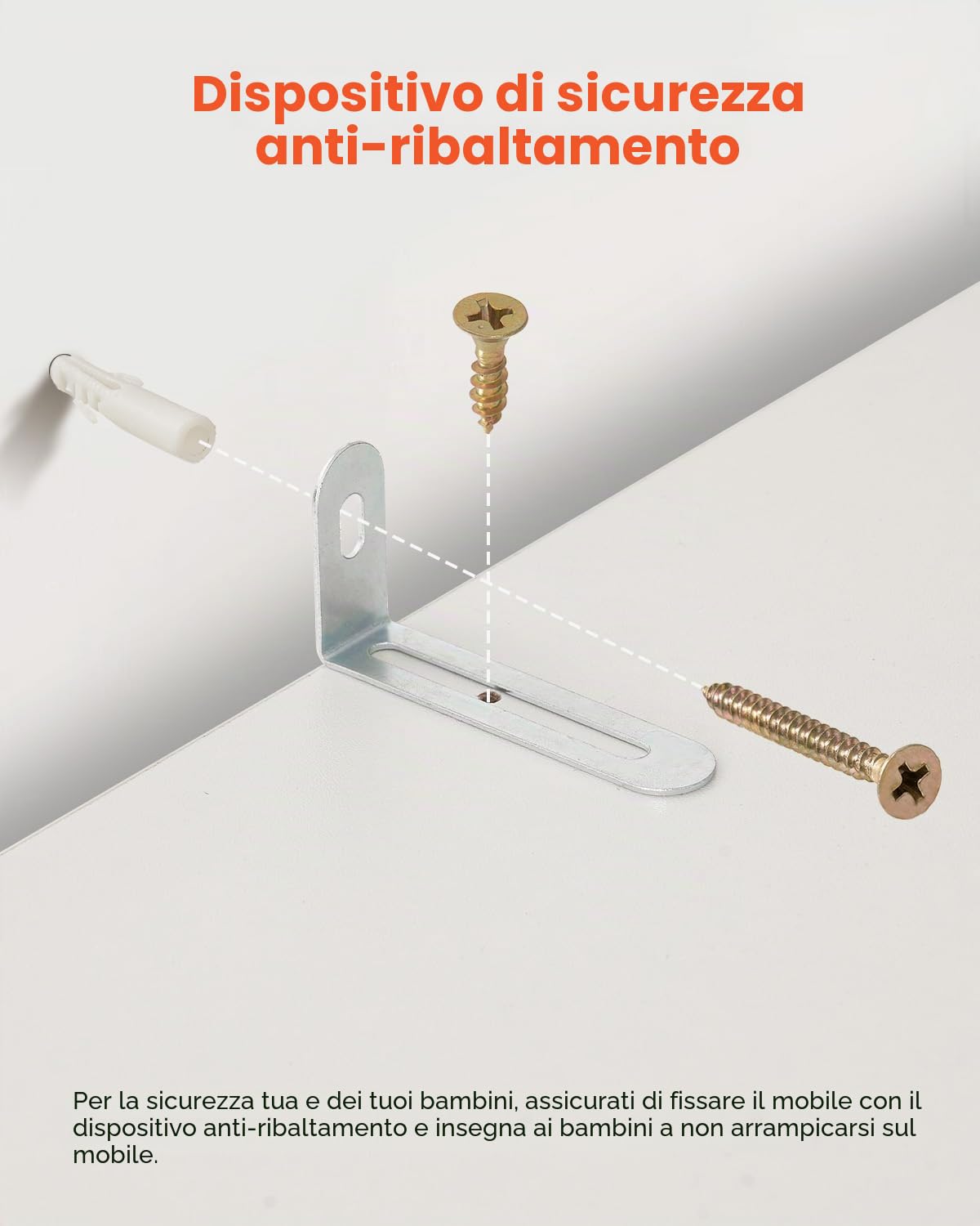 VEVOR Libreria Sottile a 8 Ripiani, Libreria Aperta in Legno Alta 180 cm con Ripiano Regolabile in Altezza, Espositore Autoportante per Riporre a Pavimento, Camera da Letto, Soggiorno, Ufficio, Bianco