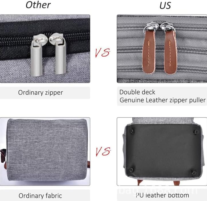 MAxba Large-capacity outdoor picnic bag, one-shoulder portable leak-proof double-layer lunch box, cooler bag, with detachable shoulder strap insulation bag cold and fresh ice bag