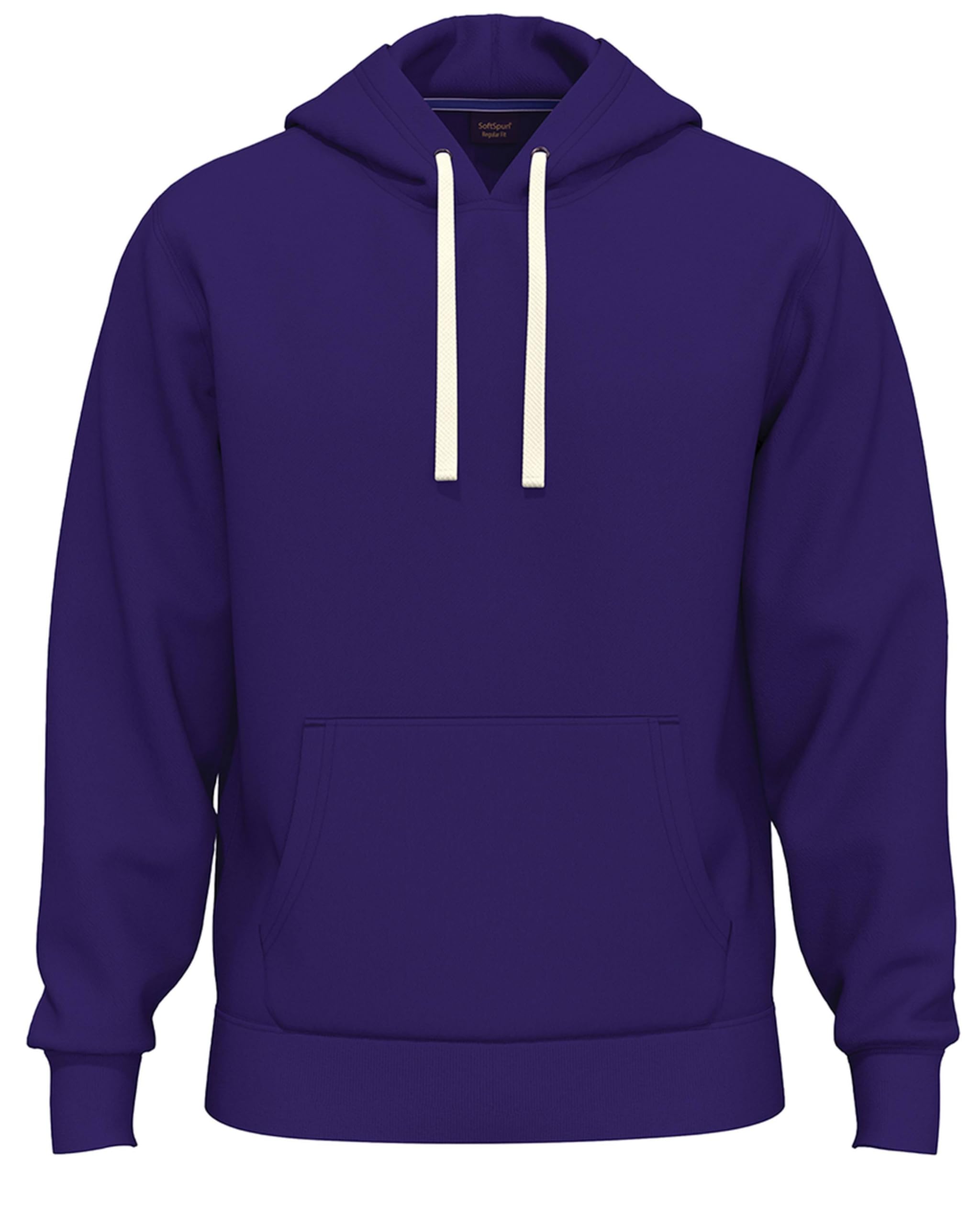 SoftSpun Corte Estándar Sudaderas Hombre con Capucha | Hoodie Hombre Algodón Premium | Sweatshirt Hombre Pullover