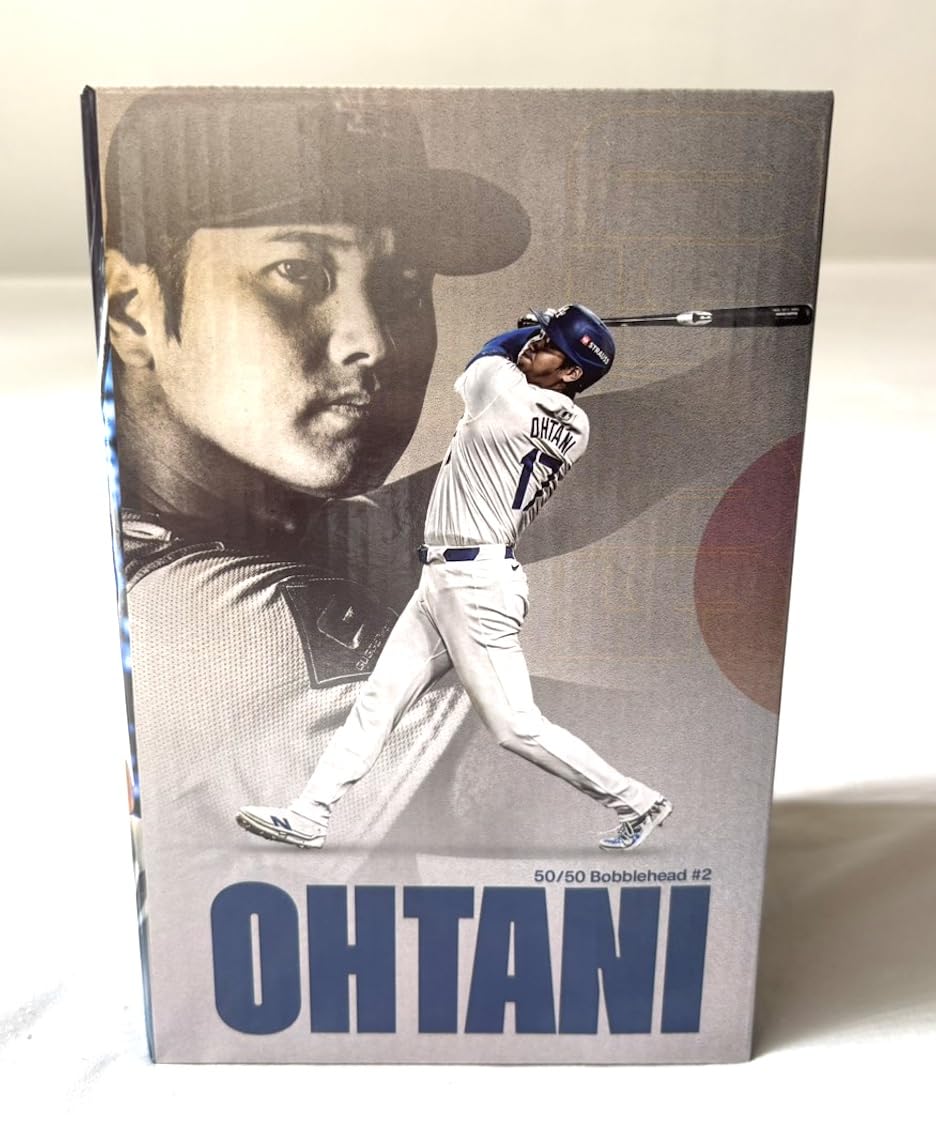 【新品】大谷翔平 ボベルヘッド ドジャース 50/50記念　8/27配布品 Amazon.co.jp: 大谷翔平 50/50記念 バブルヘッド 50本塁打 ドジャー