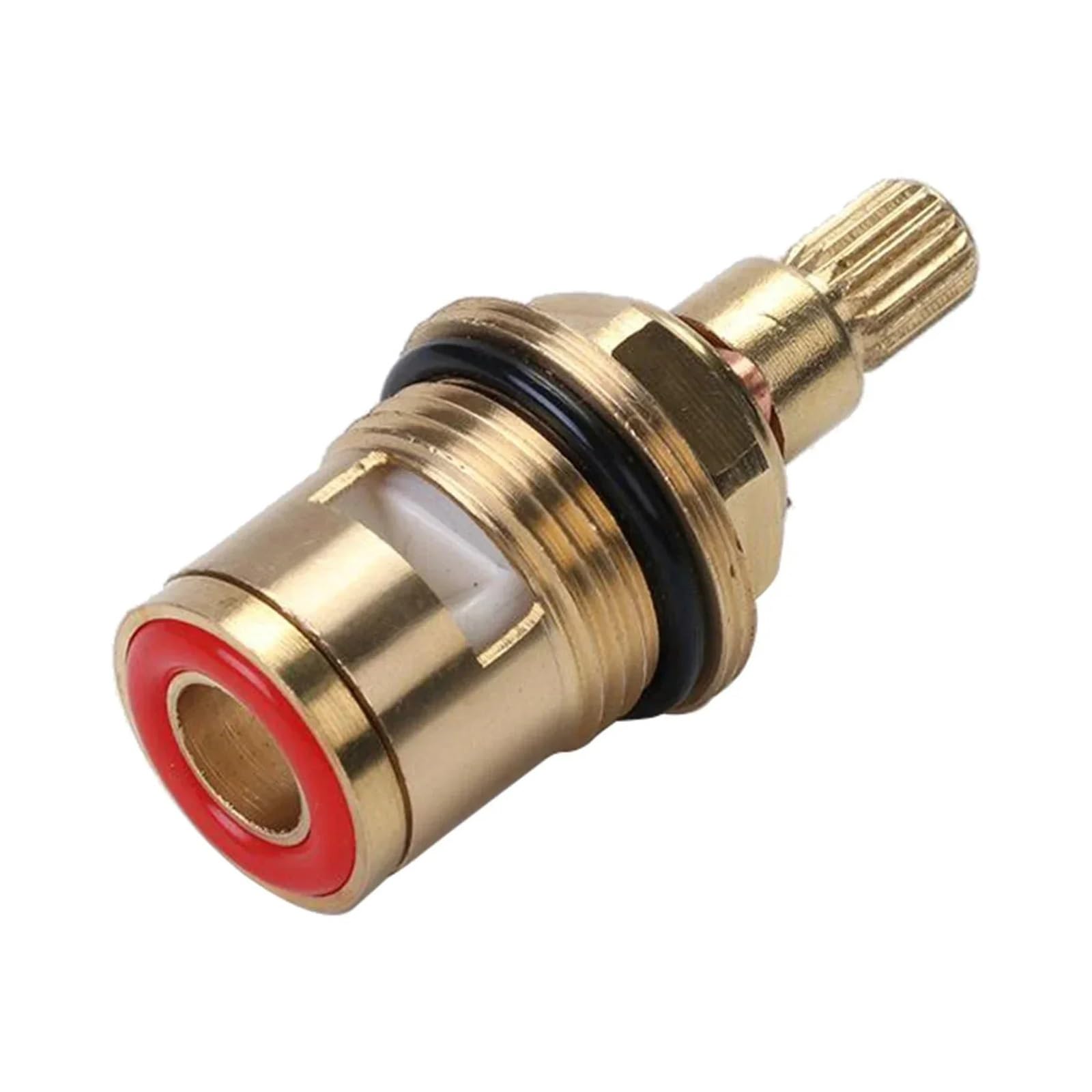 Mixer tap Cartridge 1/2pc Universal Replacement Tap Valves Disc Cartridge Inner Faucet Valve for Bathroom, Clockwise Or Anti-clockwise for Kitchen Bathroom Basin Taps(Red)