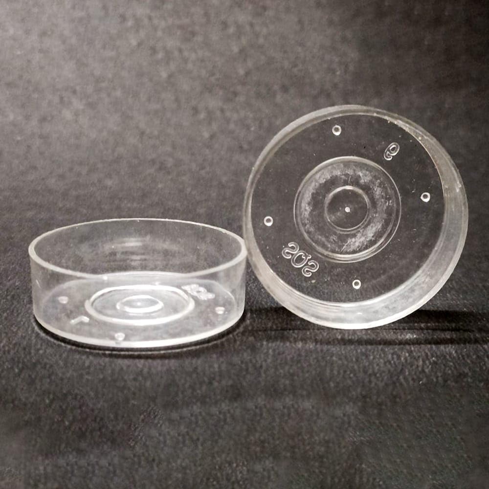 Polycarbonate T-Light Round (3.5 * 0.8 cm) Ideal for Holding tealight Candles for Events, Home Decor, and Festive Occasions.-image-9
