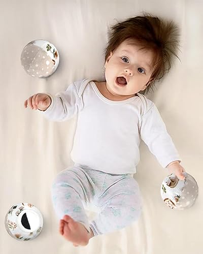 Miniatura 8 de Inserto infantil compatible con columpio Mamaroo de 4moms y asiento de coche infantil, incluye 3 juguetes de repuesto, inserto reversible para