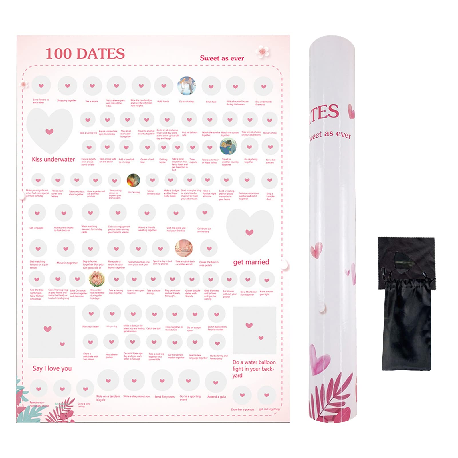 Buy kaiwern Couples Activities 100 Dates Scratch Off Bucket List