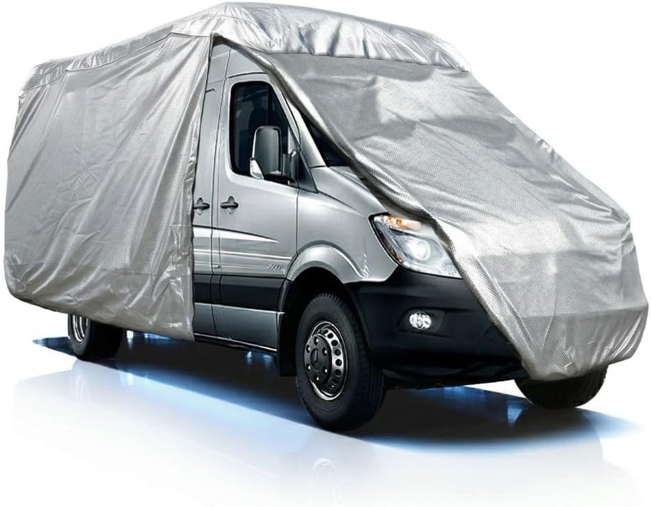 EliteShield ShieldAll Class B RV Cover, Waterproof Tear-Resistant Windproof Class B RV Motorhome Low Top/High Top Conversion Van Cover Trailer Camper Van Cover
