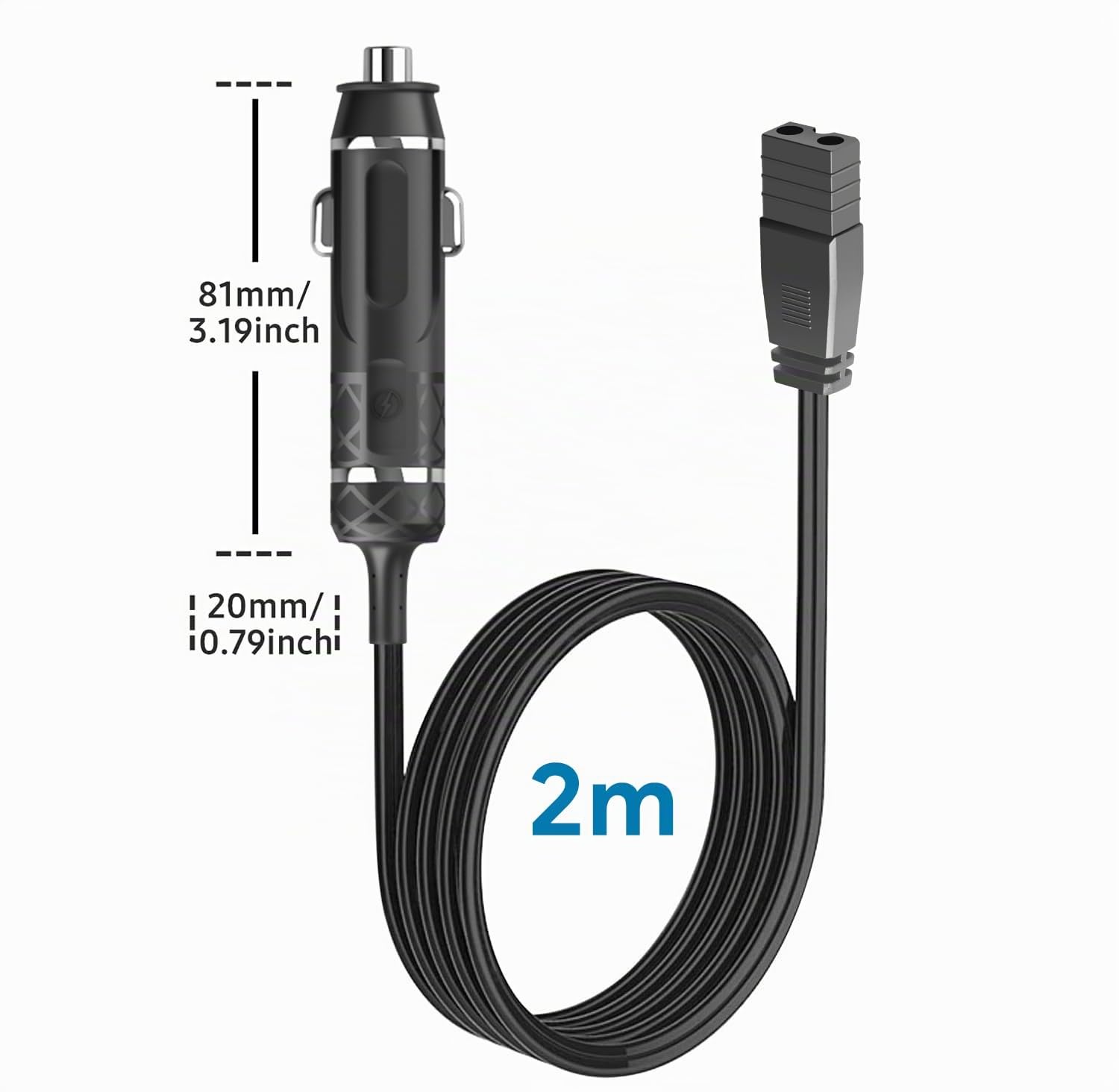 KFD Cavo di ricambio per scatola frigo da 12 V/24 V, per DOMETIC Tropicool TCX 21, TB 08, TC 21FL, TC 14, TC 35, Mobicool MB32, Waeco MF 05 per auto, mini frigorifero Caricabatterie per auto