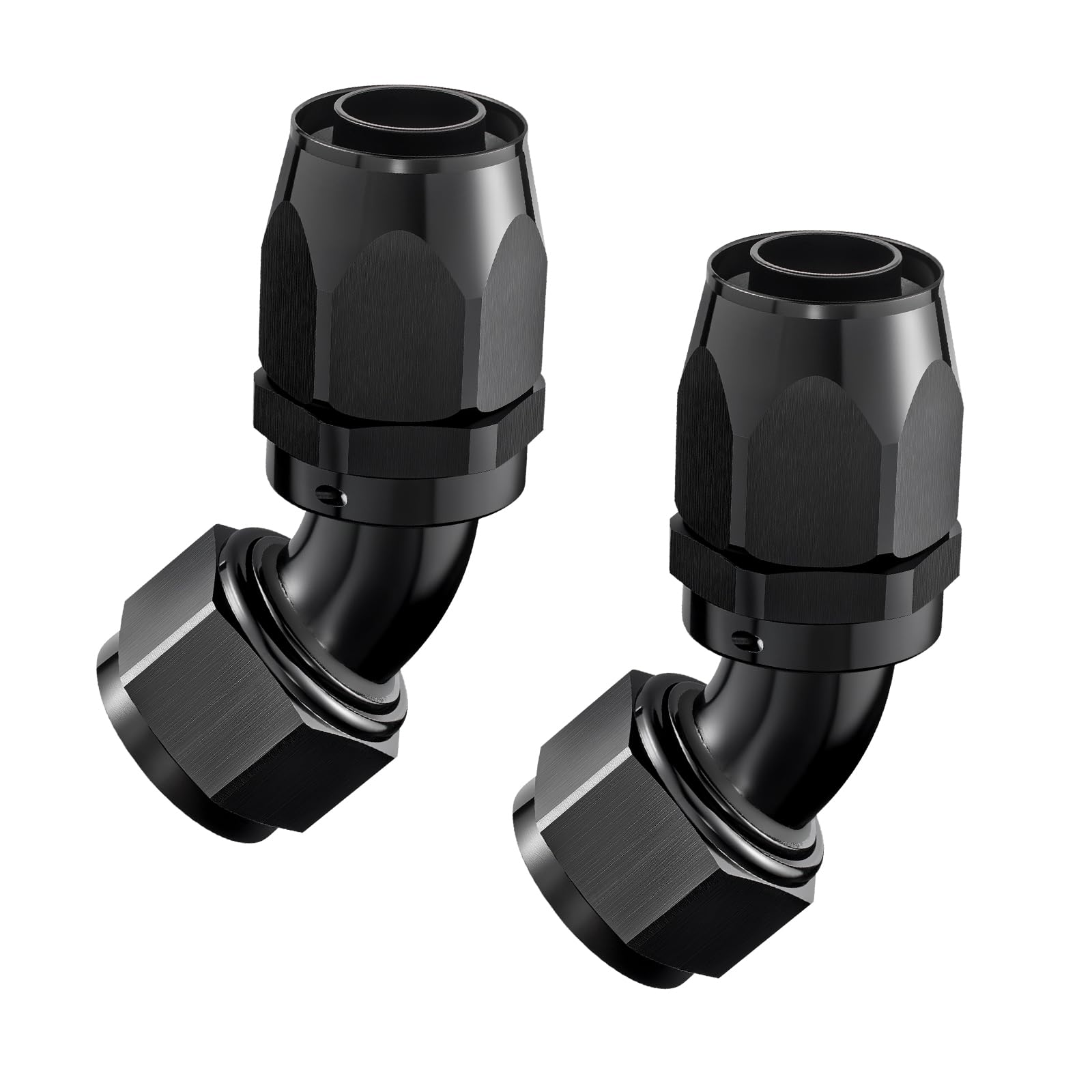 EVIL ENERGY 2PCS 16AN 45 Degree Hose End Fitting for CPE Braided Fuel Hose