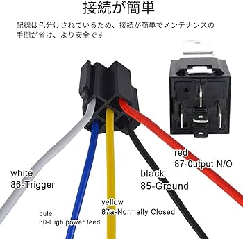 ののの Amazon.co.jp: aninako 車 モーター用 12V 40A ヘビーデューティリレー