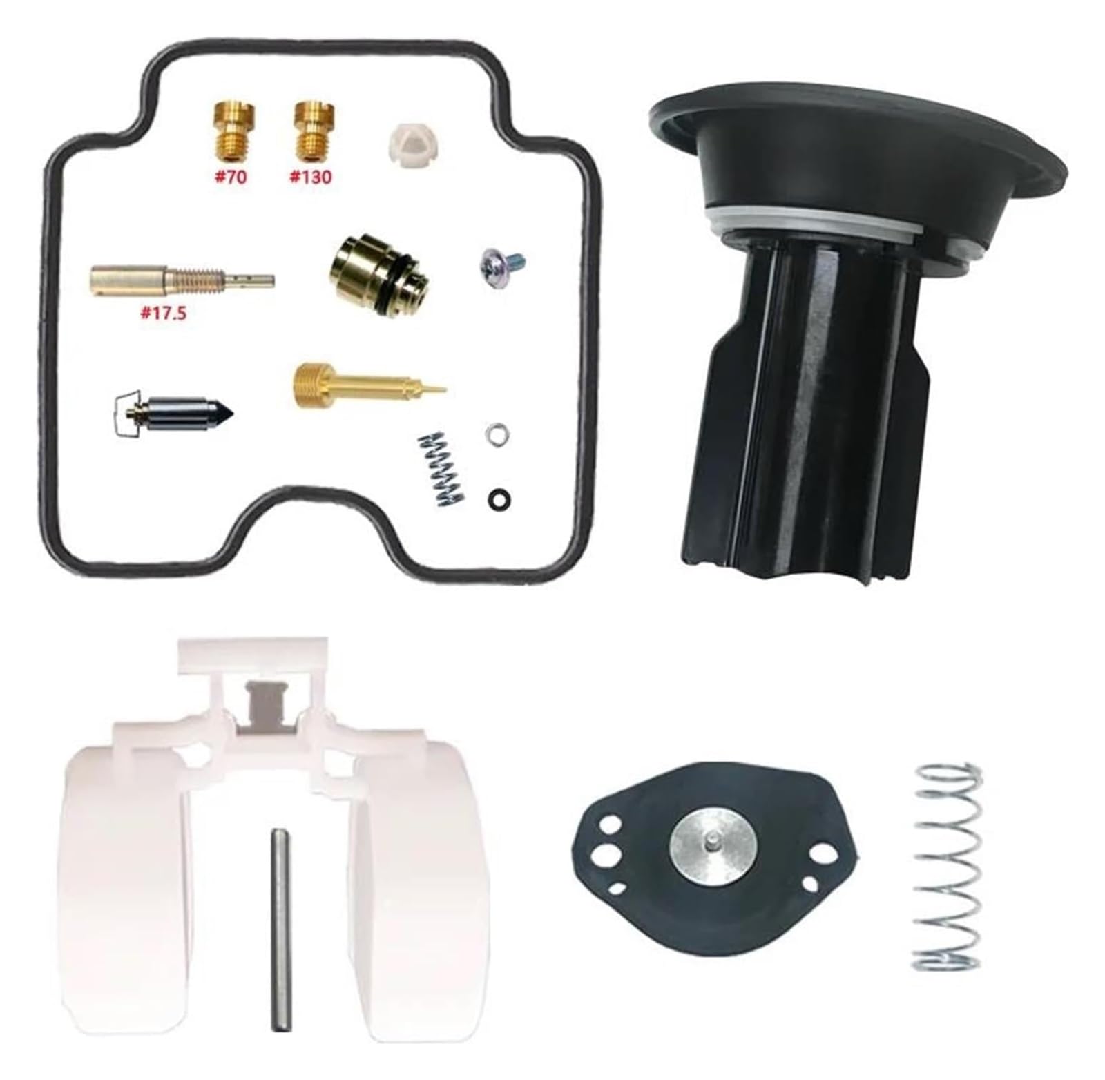 pour Yamaha pour VTT Grizzly 450 07-16 Réparation De Carburateur Moto Kits Pièces Rechange pour Réparation Carburateur Révision