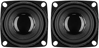2Pcs 2 Inch 4Ohm 5W HiFi Full Range Speaker Mini Woofer Speakers Audio Subwoofer Loudspeaker Home Threater DIY Bookshelf Speakers