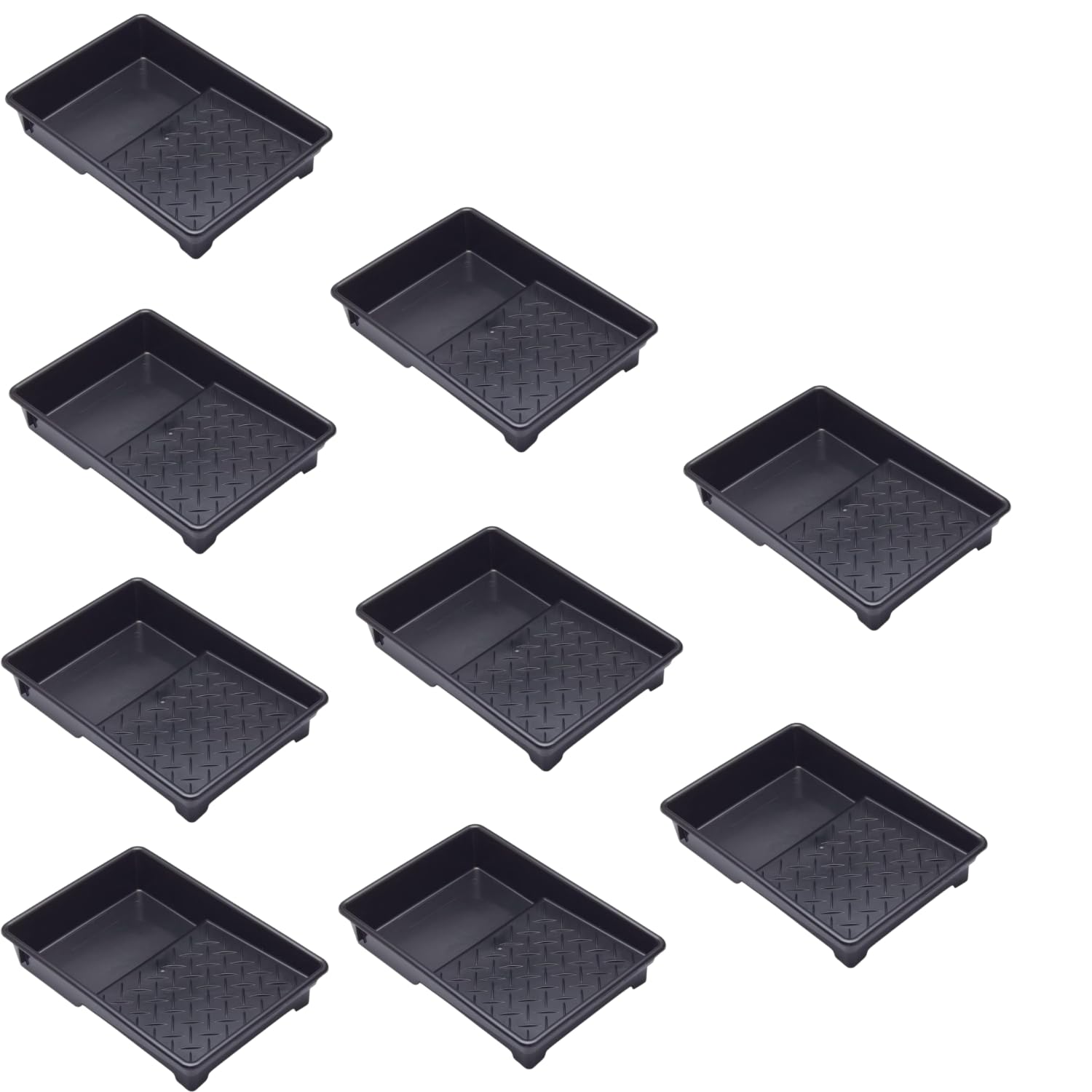Superpetstoreuk247 Pack Of 9 9 Inch Professional Plastic Roller Trays Decorators Painting Paint Tray
