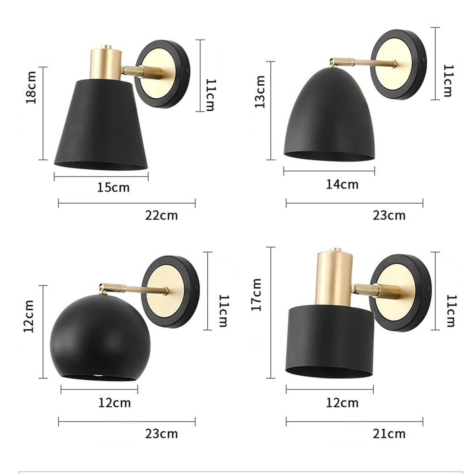 Lampade da Parete Moderne Europee da Comodino, faretto Flessibile a LED, faretto da banco, Illuminazione da Lettura, Illuminazione a Tubo Curvo, Luce a Striscia Semplice