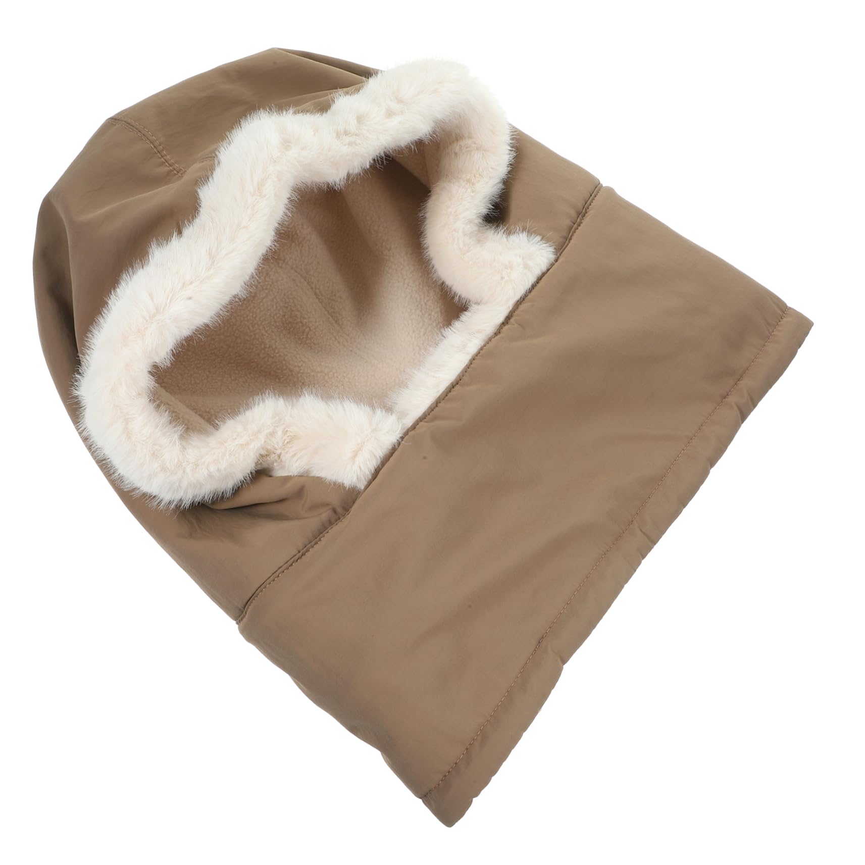 FOMIYES Windproof Thermal Ski Mask Hood for Outdoor Activities Practical Facial Hood Neck Cover for Motorcycle Riding Thick Insulated Design for Cold Weather Protection Coffee