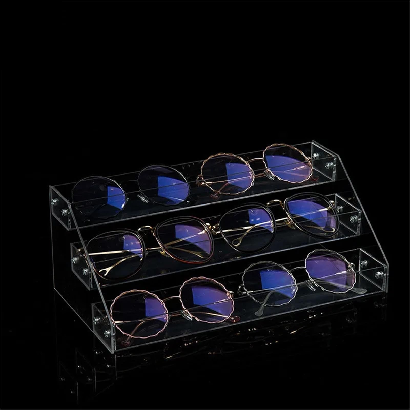 Brillenhalter 3/4/5/6/7 Schichten Sonnenbrillen Brillenständer Brillenregal Halter Rahmen Sonnenbrille Organizer Lagerregal