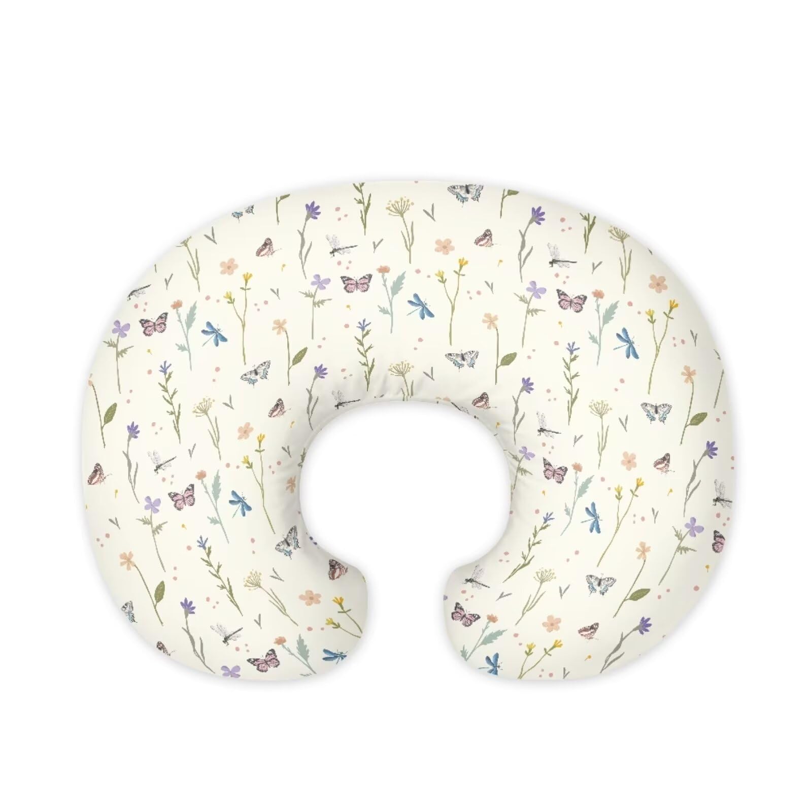 Hechitok Flower Nursing Pillow Cover, Premium Quality Soft Breast Feeding Pillow Covers Great for Breastfeeding Moms