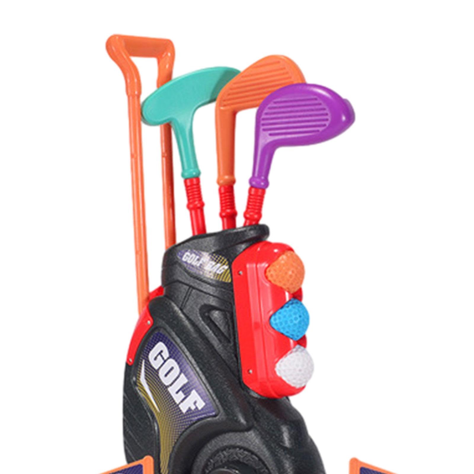 para Niños Pequeños, Maletín de Golf Infantil, Juego con 6 Pelotas de Minigolf.
