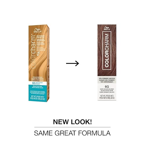 Miniatura 2 de COLORCHARM - Tinte permanente para el cabello, tinte para el cabello para cobertura de canas, añade brillo, 2 onzas