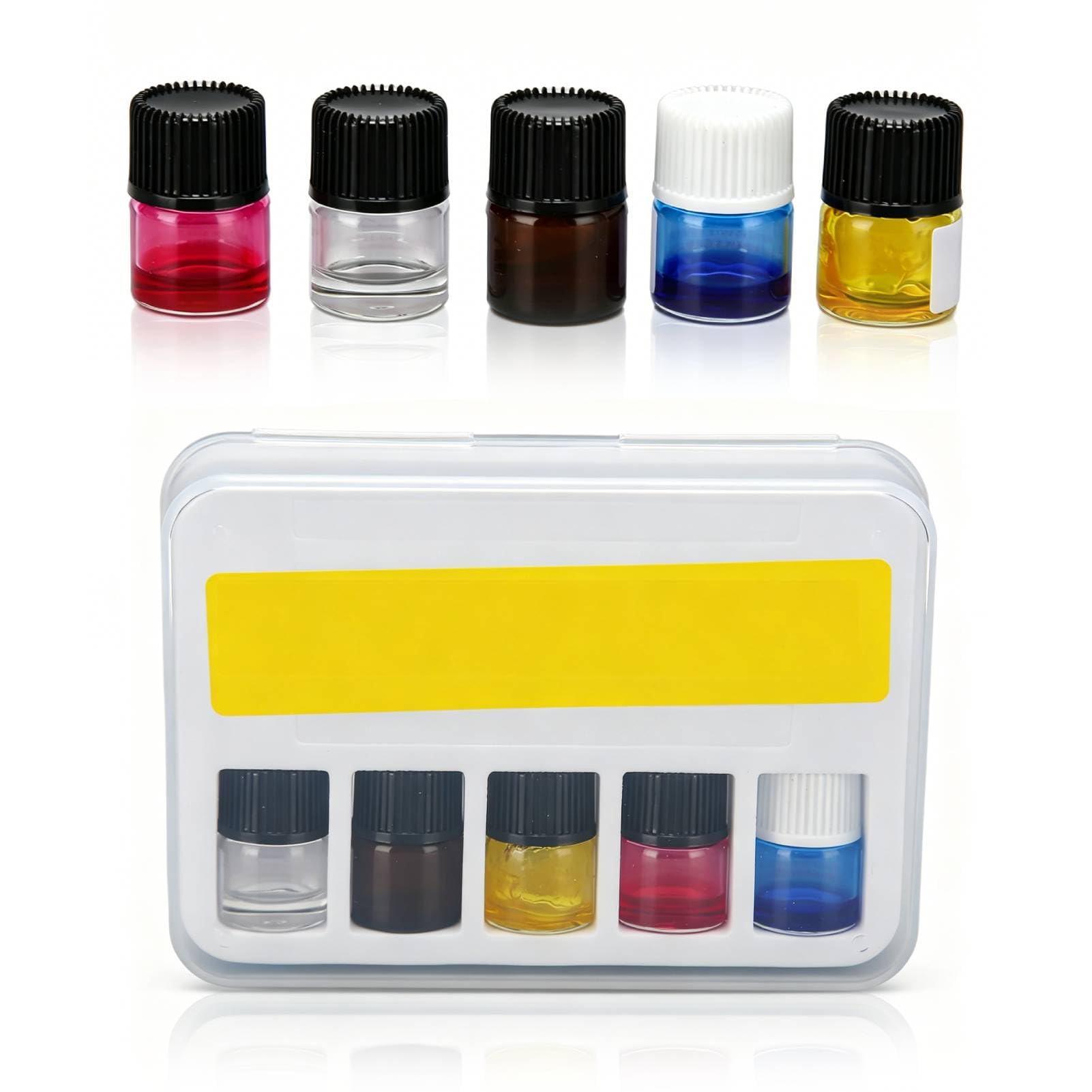 Ejoyous Kit de aceite de reloj, 5 piezas de aceite lubricante sintético para relojeros, herramienta de mantenimiento de reparación de relojes suave para trabajadores relojeros, accesorios de