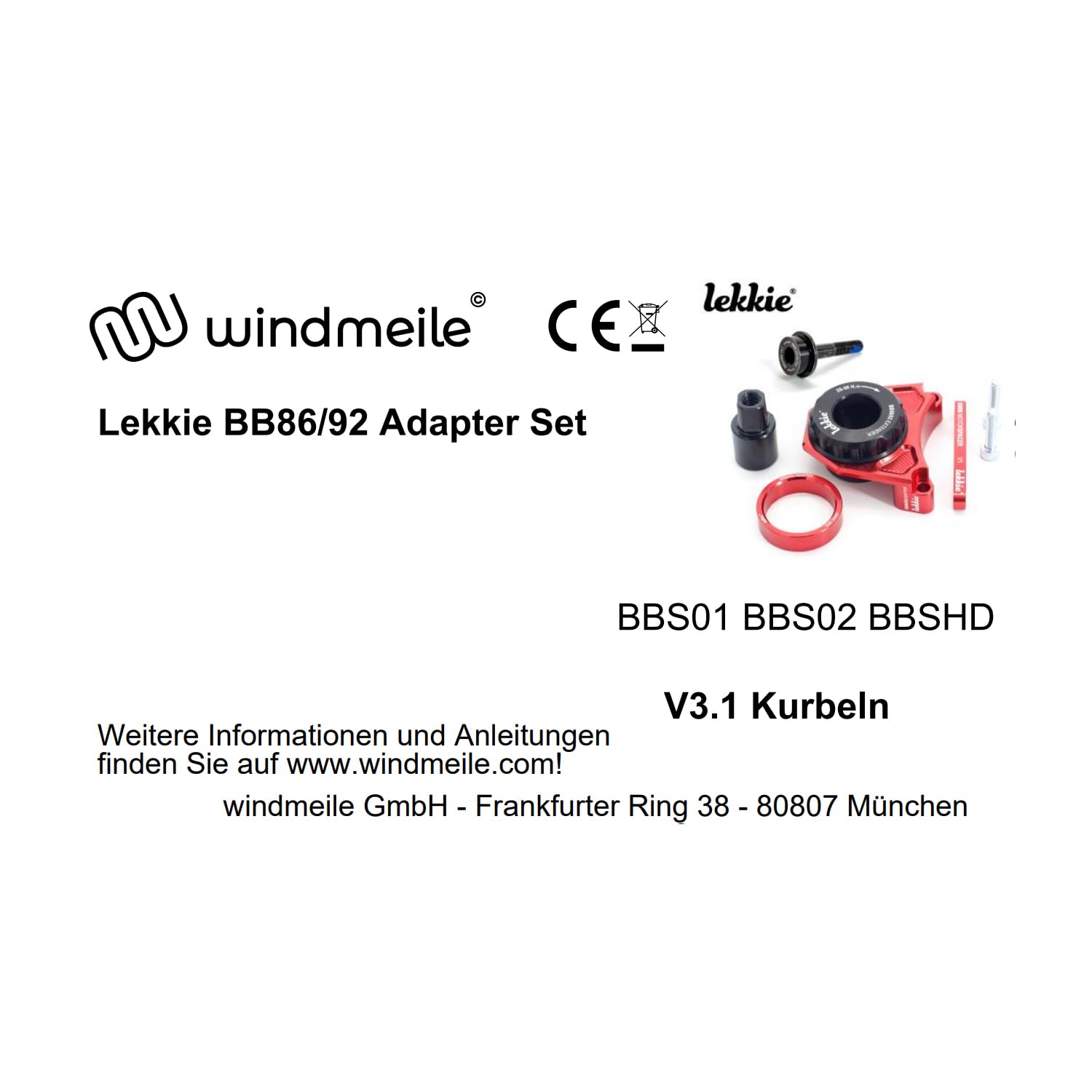 セット Tongsheng Tsdz2 Mid Drive E-bike Conversion Kit Windmeile | Lekkie