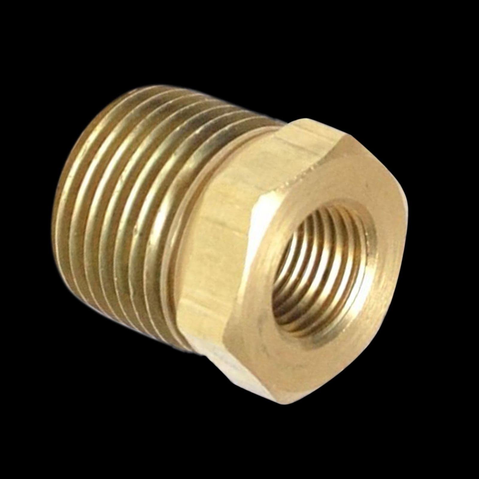 Produktbild von Messing-Adapter 1/8" BSPT Außen- Auf 1/4" NPT Innengewinde – Rohrverbindung, Langlebig
