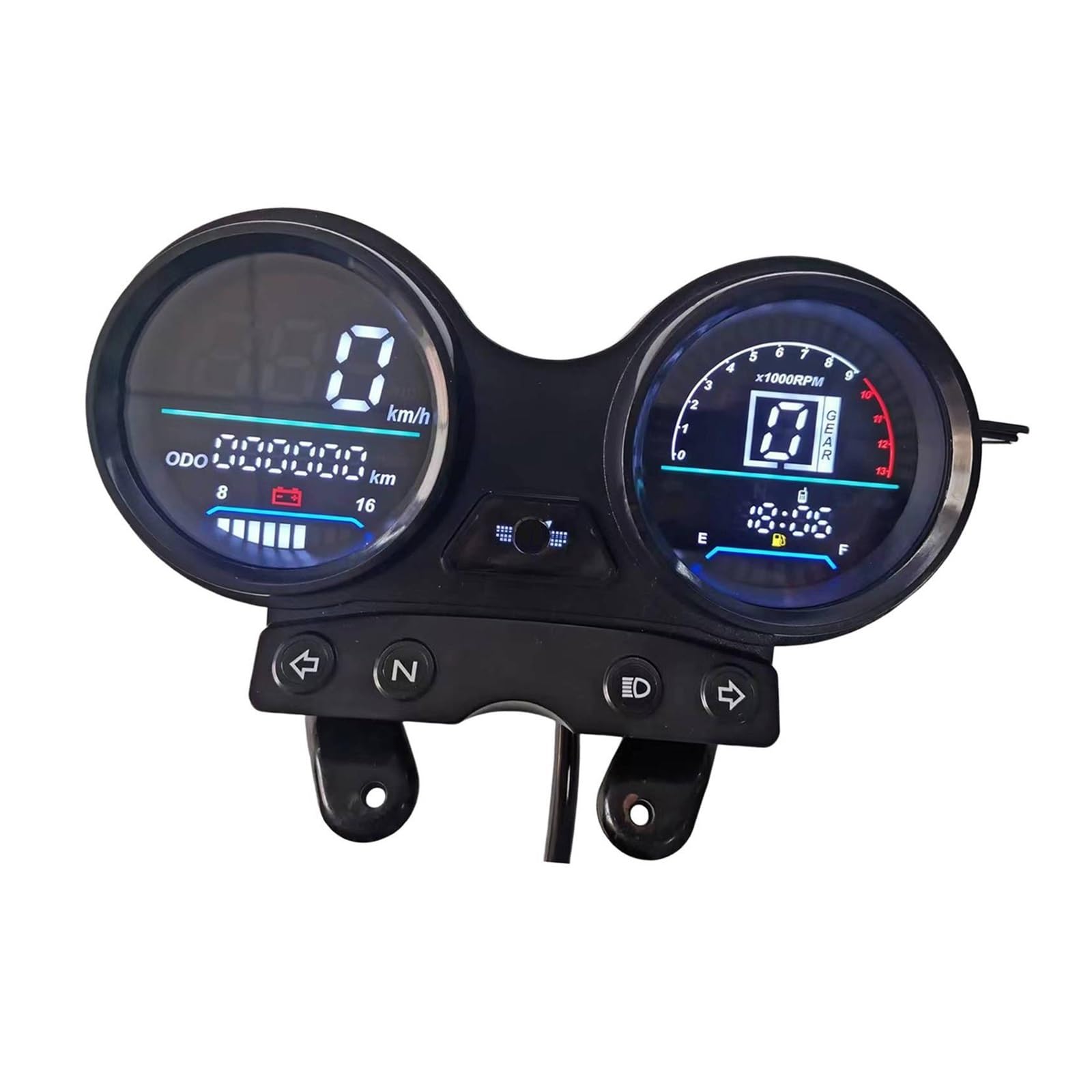 Tachimetro Digitale Contagiri motocicletta Tachimetro Digitale 12V Per Ybr 125 Contachilometri Con Display Sostitutivo Per Moto