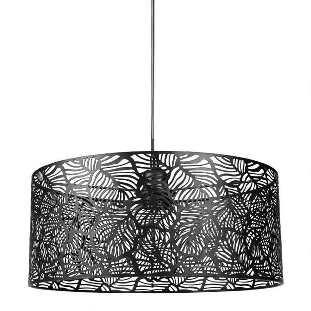 marque Ostaria Suspension métal ajouré Calathéa noir