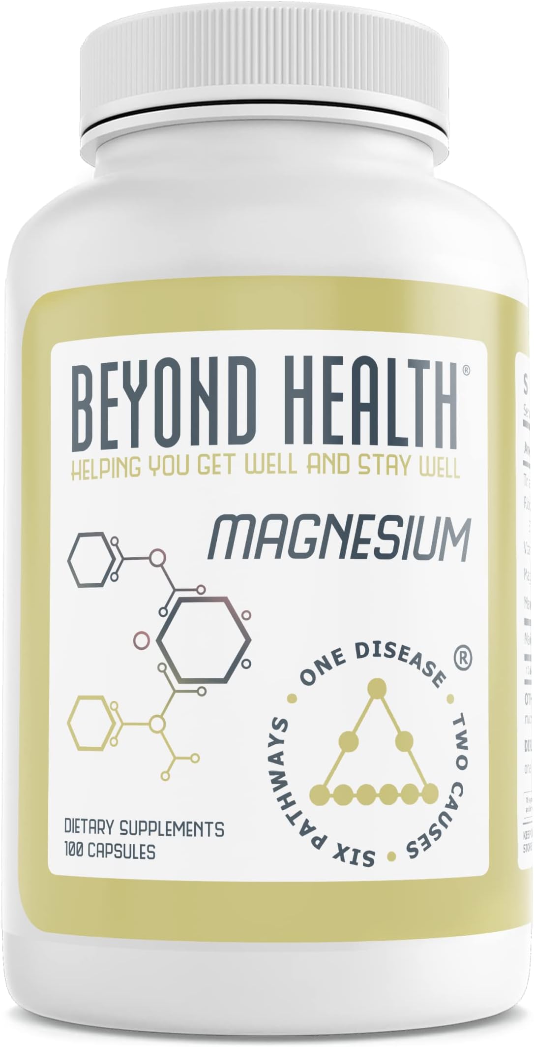 Magnesium - Supplement for Relaxation - 100 Ct
