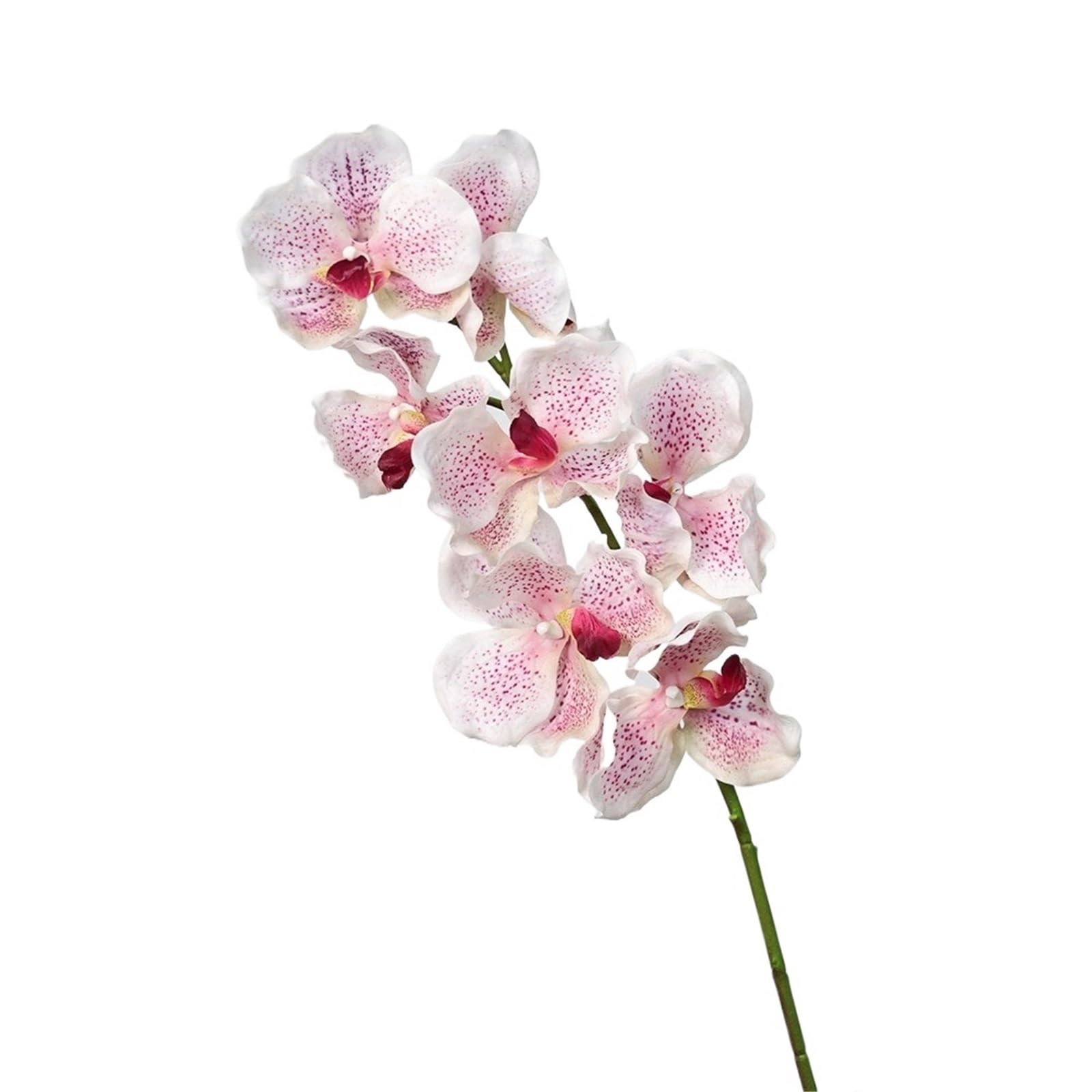 LSYHHXC Artificial Orchid 80 CM Artificial Vanda Orchid Moisturizing Phalaenopsis Branch Large Flower Realistic Real Touch Orchids