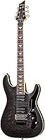 Vista 2 de Schecter Omen Extreme-6 FR - Guitarra eléctrica transparente en color negro con Knox Gear 2 artículos
