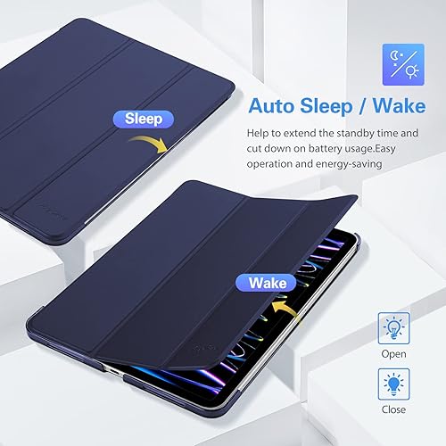 Miniatura 7 de ProCase Funda para iPad Pro de 11 Pulgadas Estuche 2022202120202018, Carcasa Trasera Rígida Delgada con Soporte Cubierta Inteligente para iPad Pro